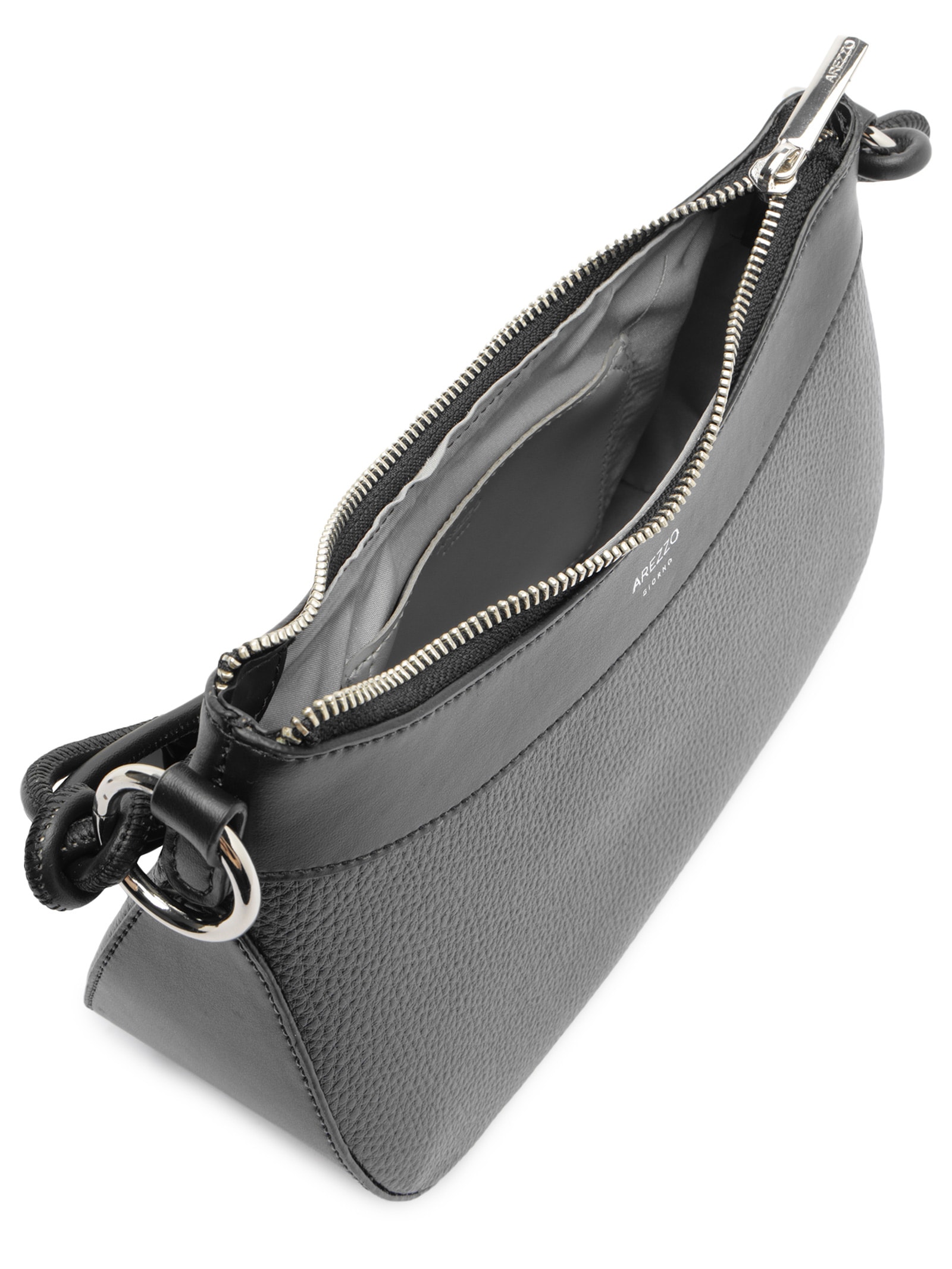 Bolsa Feminina Tiracolo Pequena Enrolados Preto Arezzo