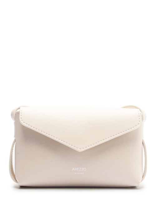 Bolsa Feminina Tiracolo Pequena Envelope – Branco