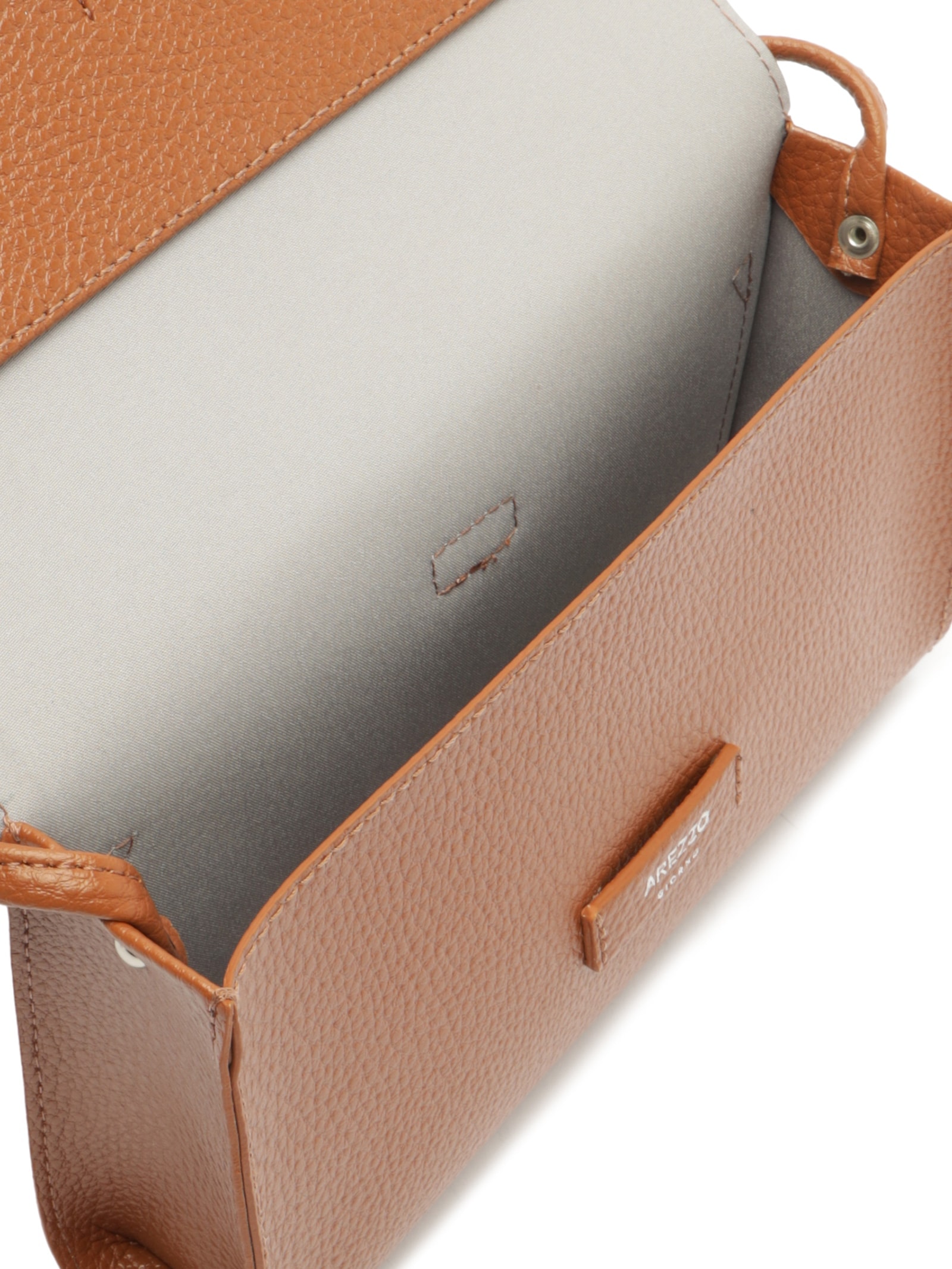 Bolsa Feminina Tiracolo Pequena Marrom Arezzo