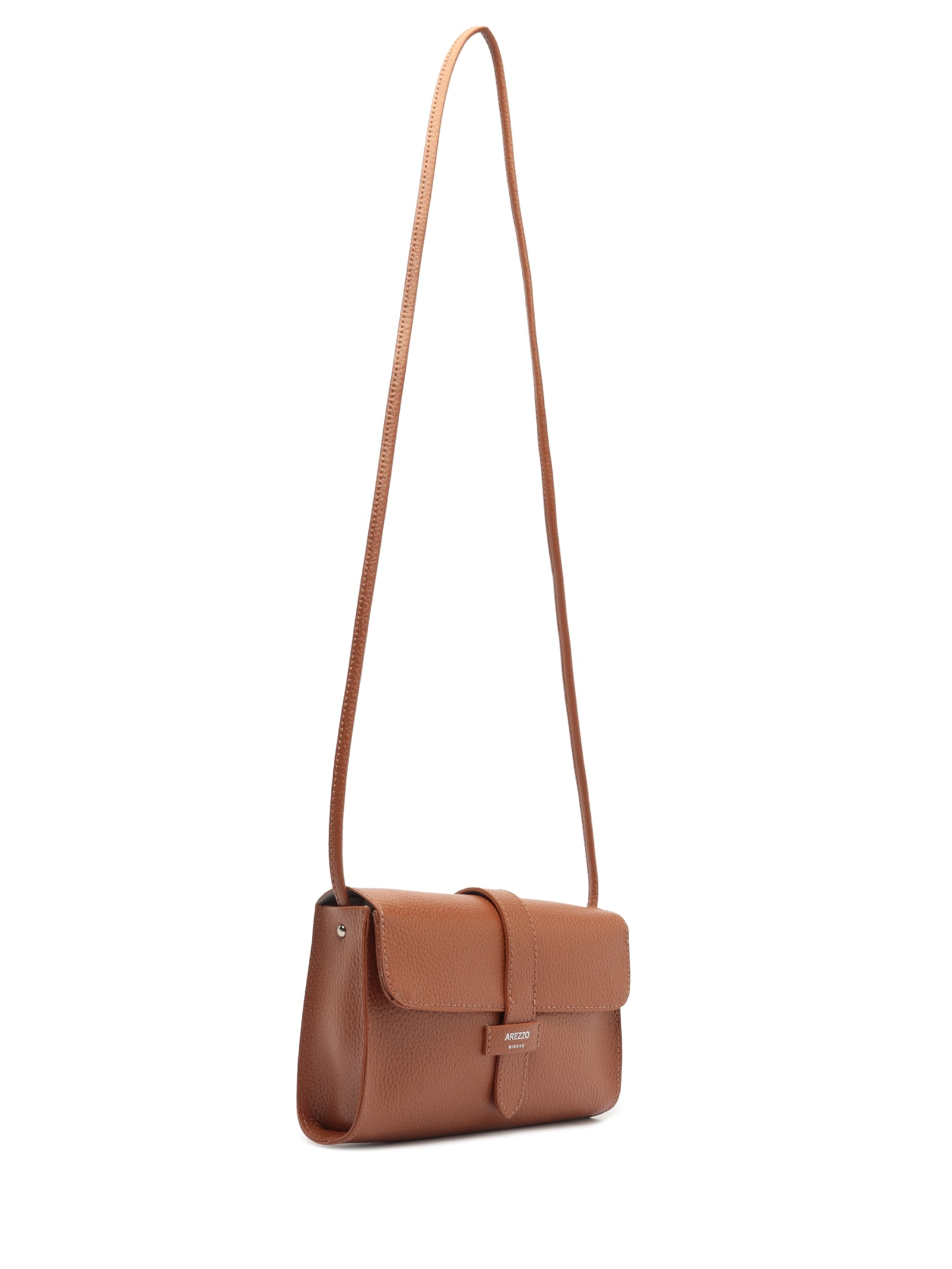 Bolsa Feminina Tiracolo Pequena Marrom Arezzo