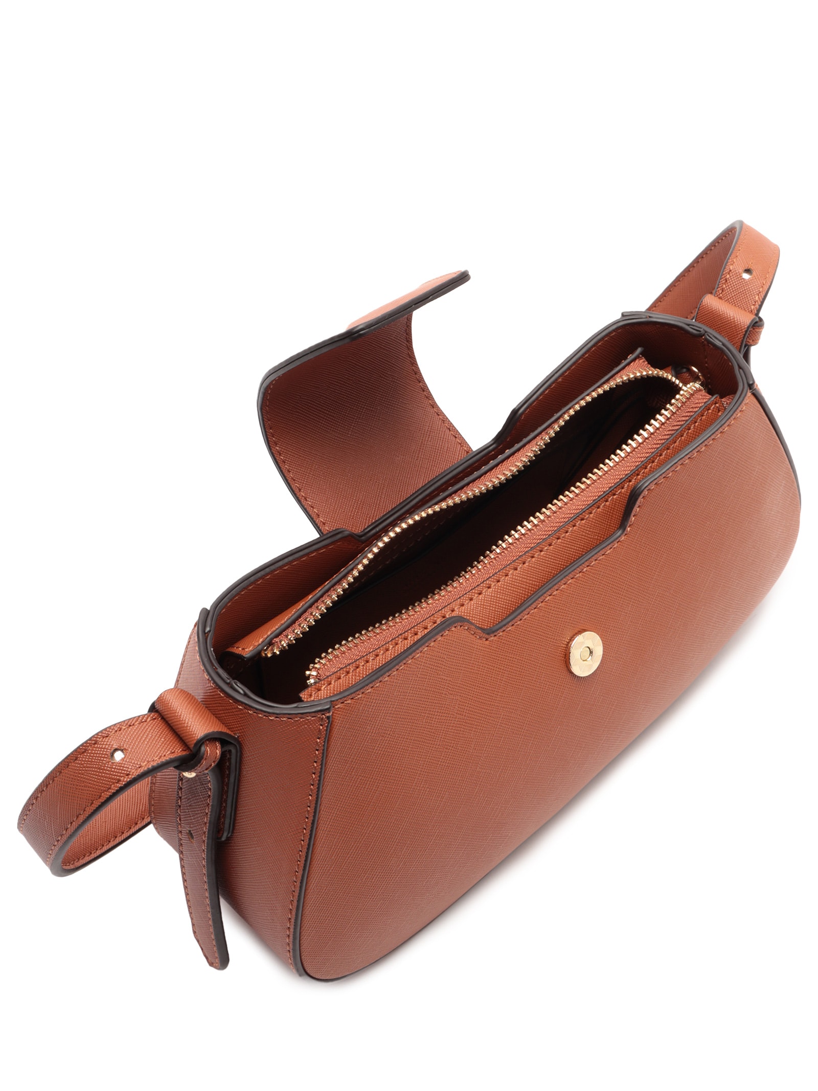 Bolsa Feminina Tiracolo Pequena Marrom Arezzo