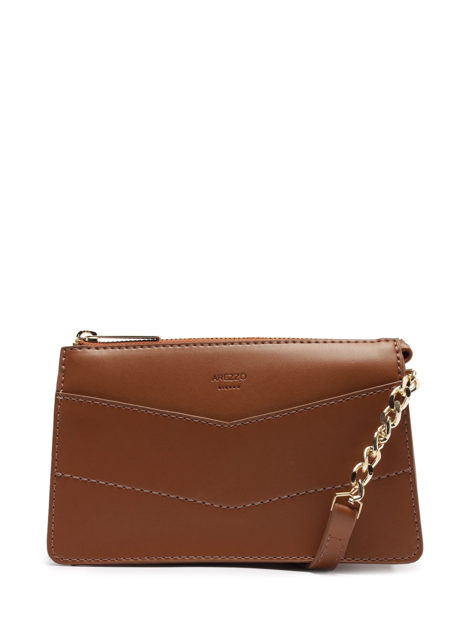 Bolsa Feminina Tiracolo Pequena Marrom Arezzo