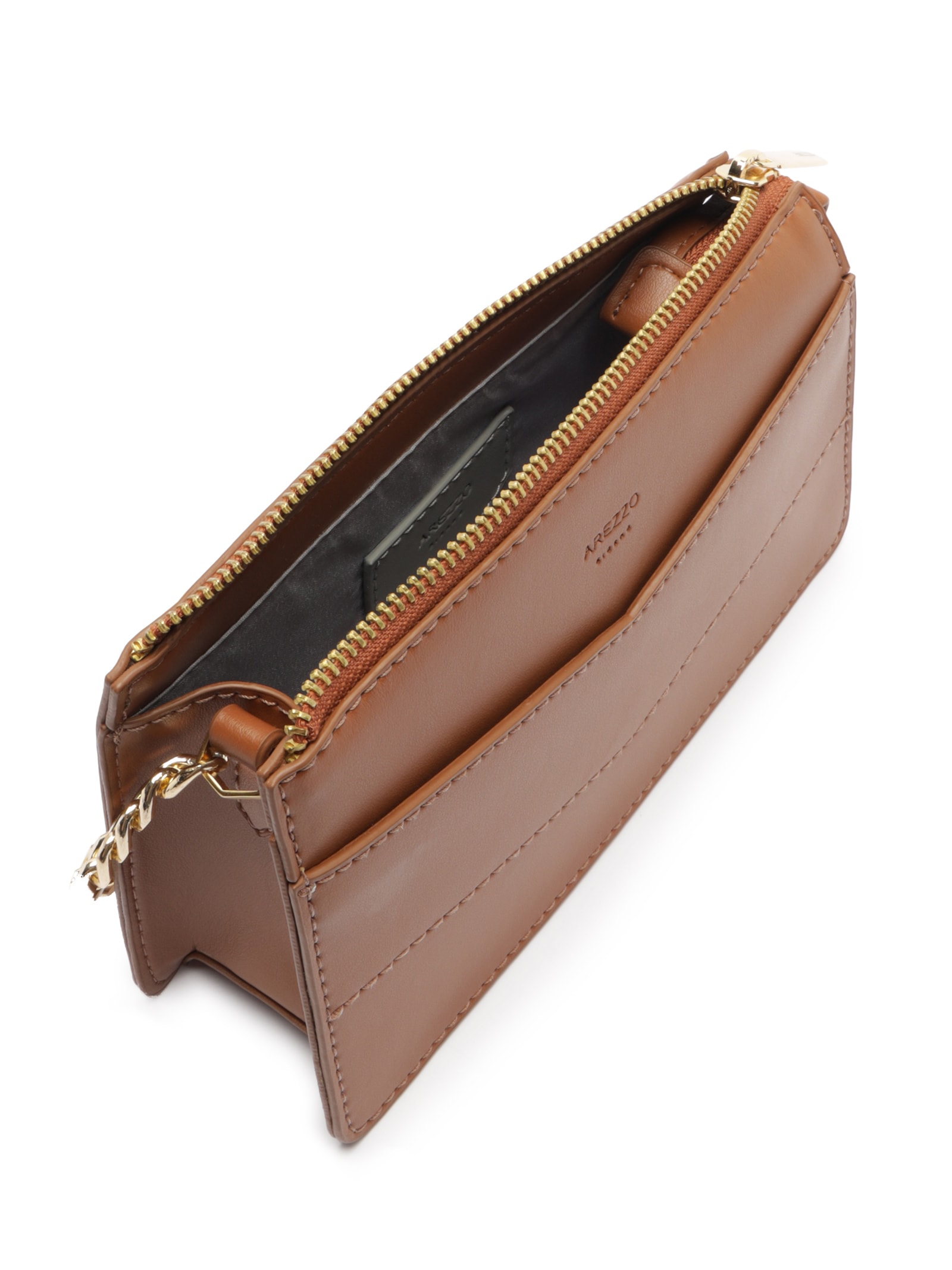 Bolsa Feminina Tiracolo Pequena Marrom Arezzo