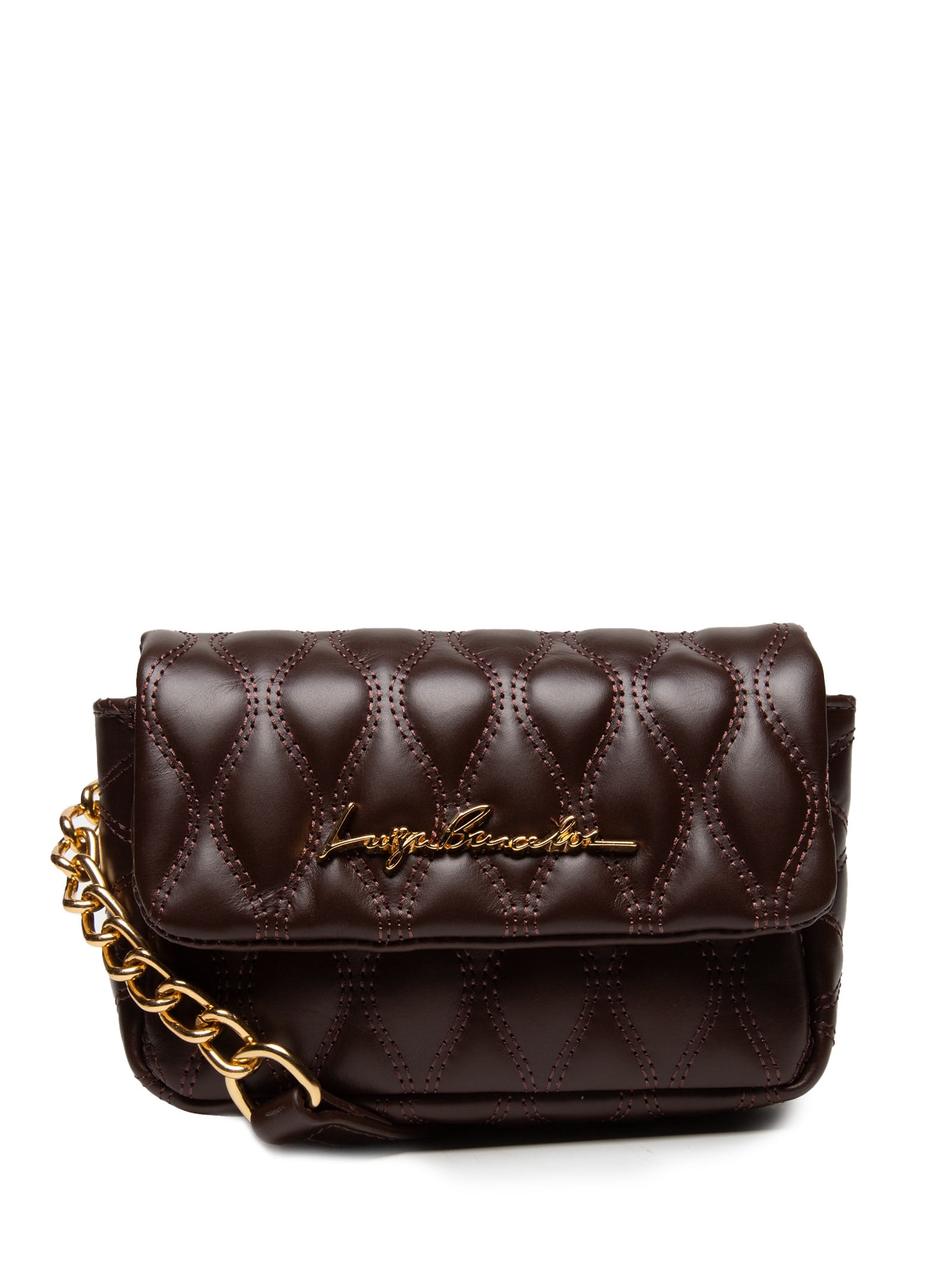 Bolsa Feminina Tiracolo Pequena Marrom Luiza Barcelos