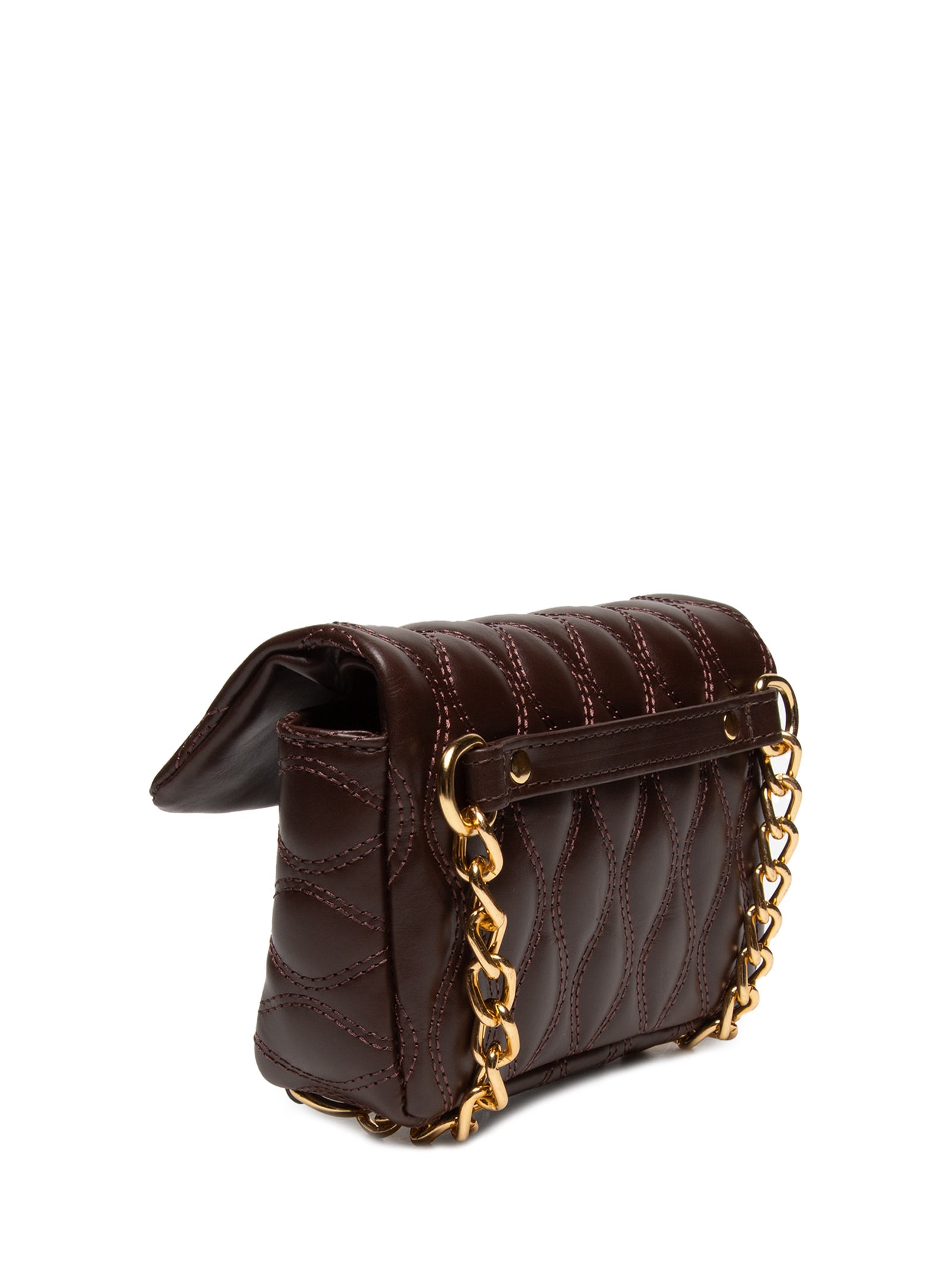 Bolsa Feminina Tiracolo Pequena Marrom Luiza Barcelos