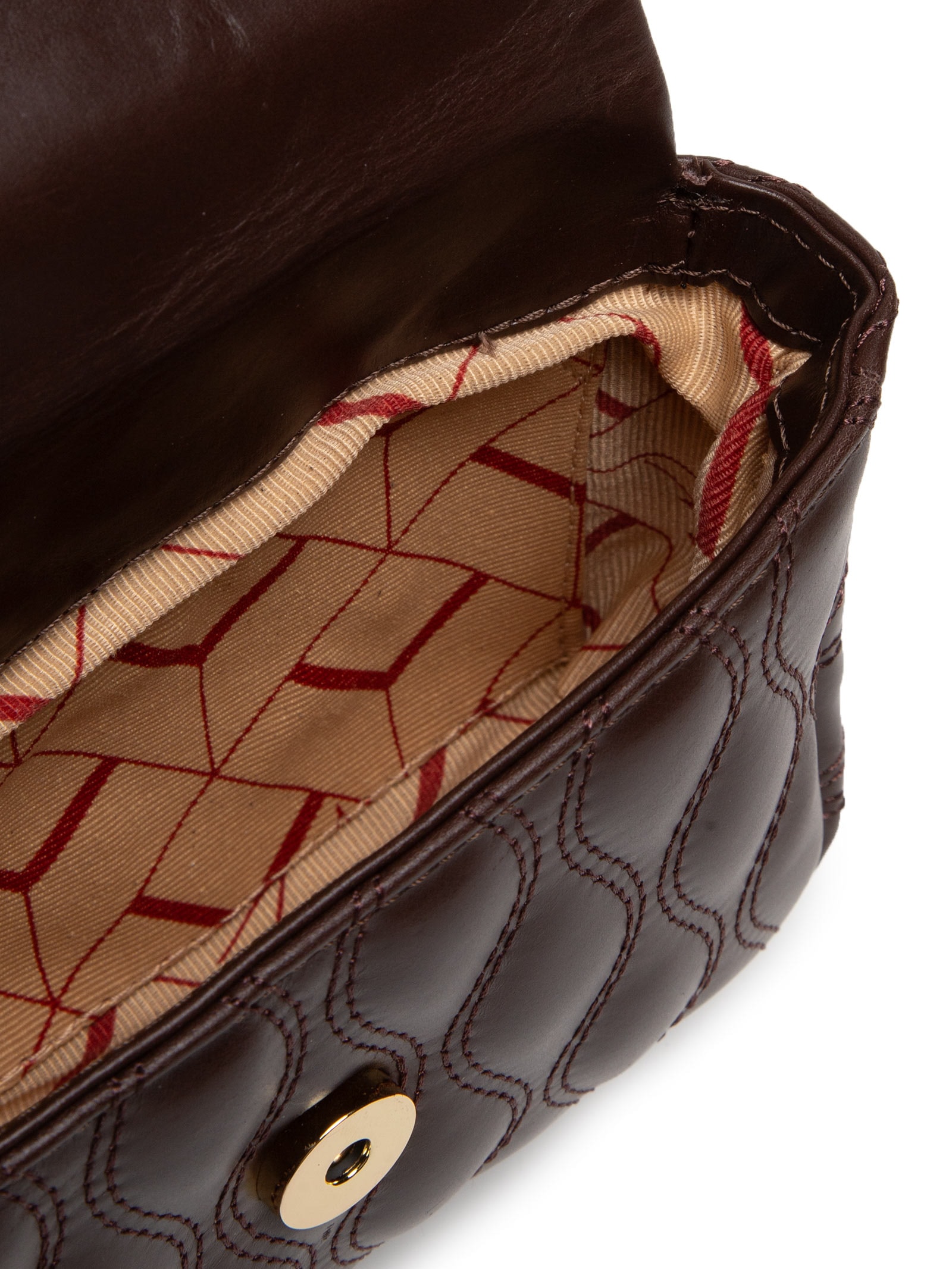 Bolsa Feminina Tiracolo Pequena Marrom Luiza Barcelos