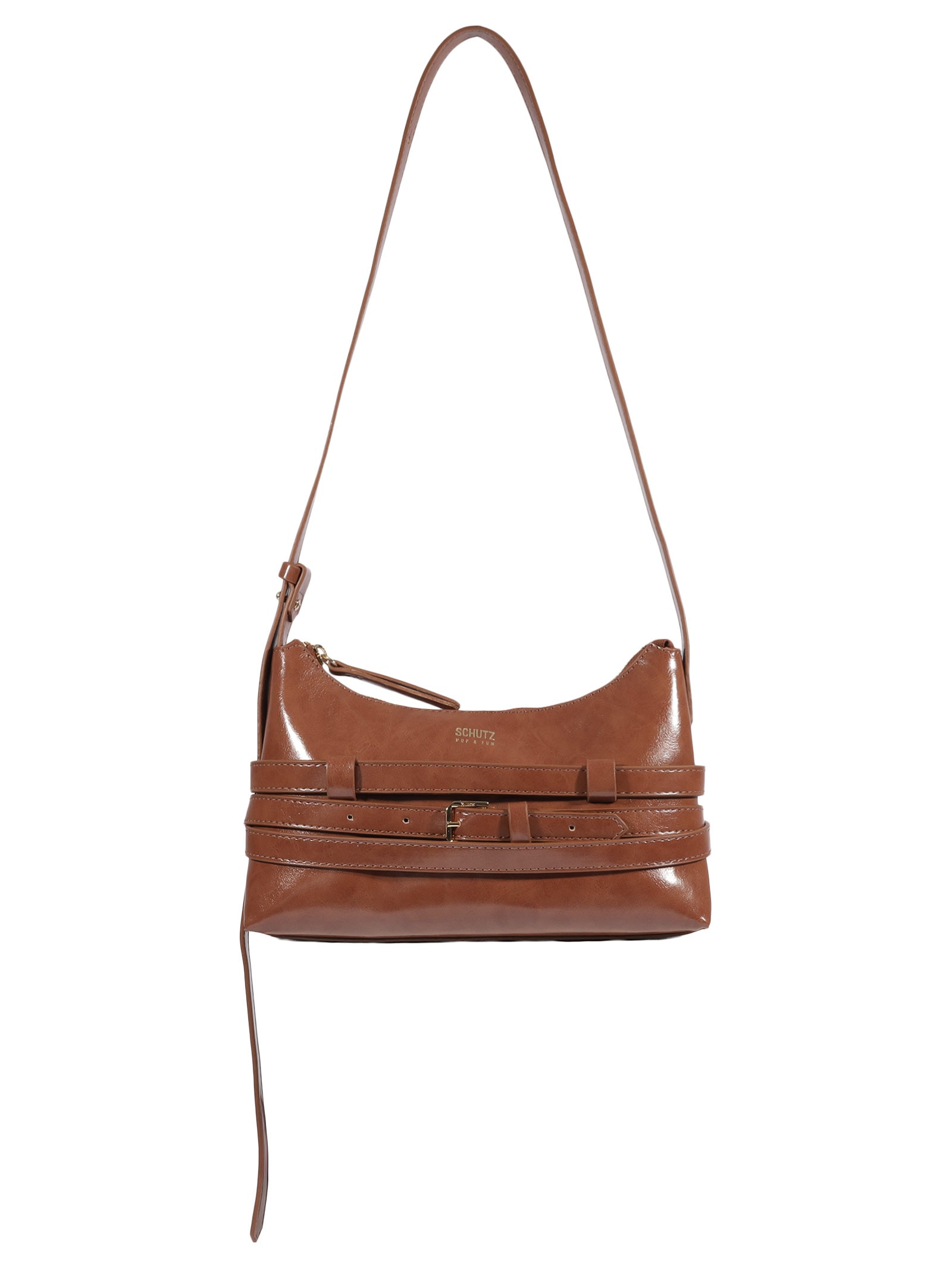 Bolsa Feminina Tiracolo Pequena Marrom Schutz