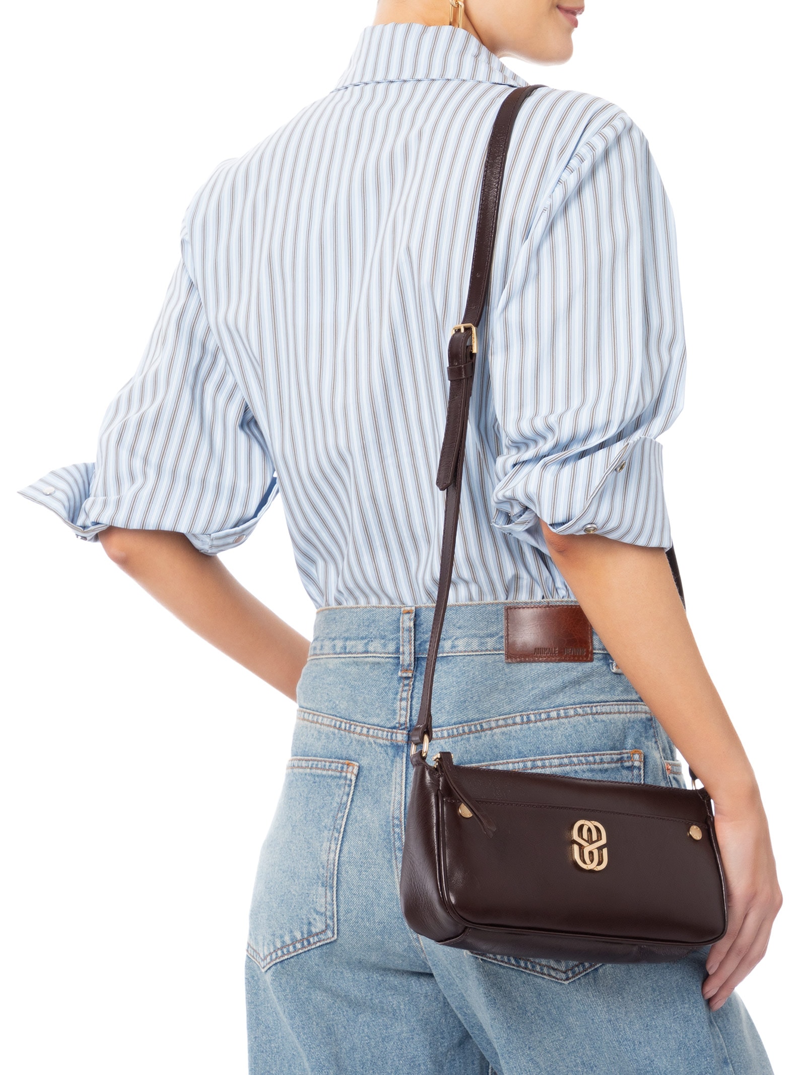 Bolsa Feminina Tiracolo Pequena Marrom Schutz