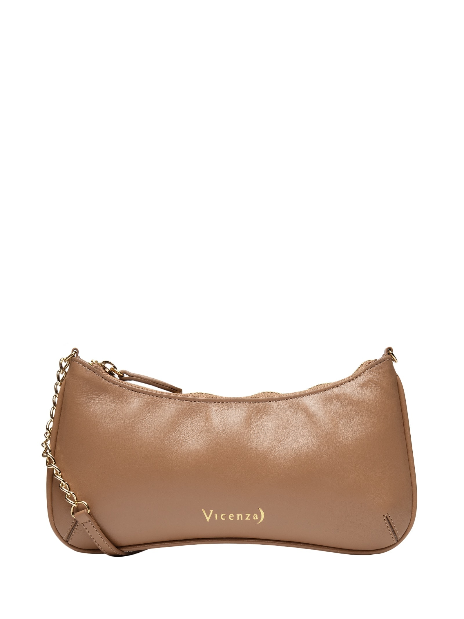 Bolsa Feminina Tiracolo Pequena Napa Oil Marrom Vicenza