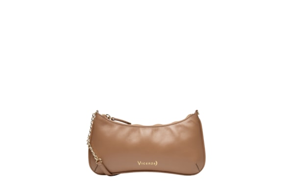 Bolsa Feminina Tiracolo Pequena Napa Oil - Marrom