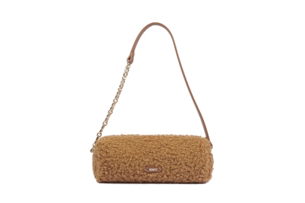 Bolsa Feminina Tiracolo Pequena Pele - Marrom
