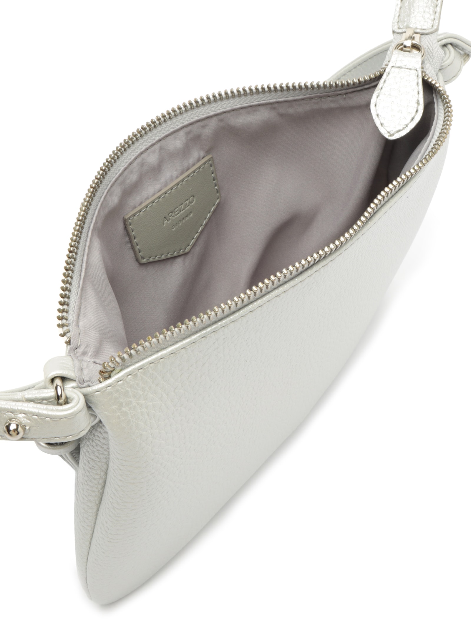 Bolsa Feminina Tiracolo Pequena Prata Arezzo