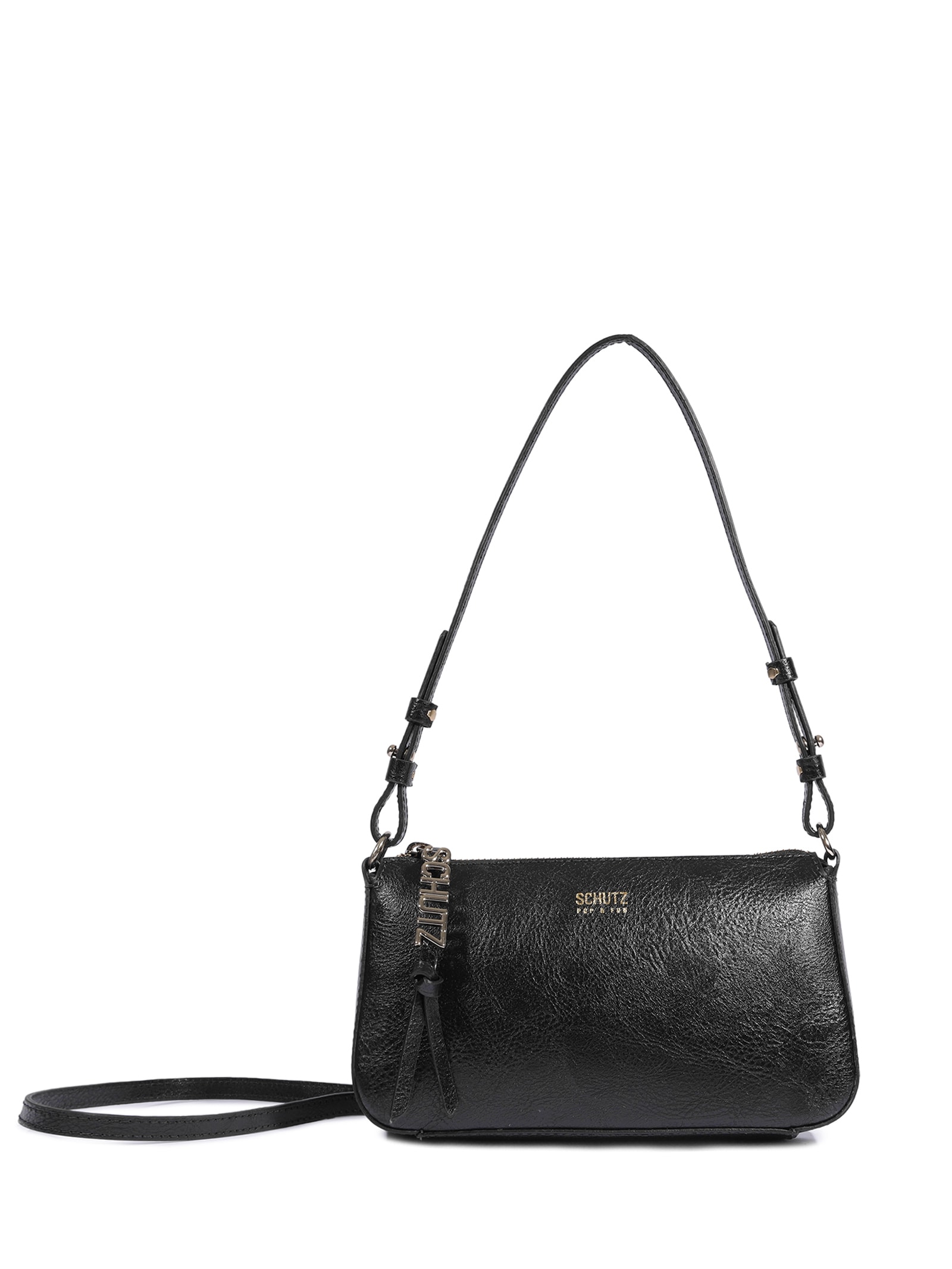 Bolsa Feminina Tiracolo Pequena Preto Schutz