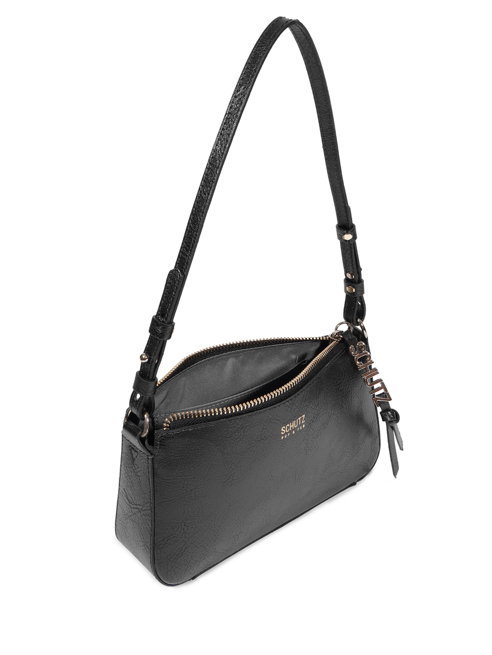 Bolsa Feminina Tiracolo Pequena Preto Schutz