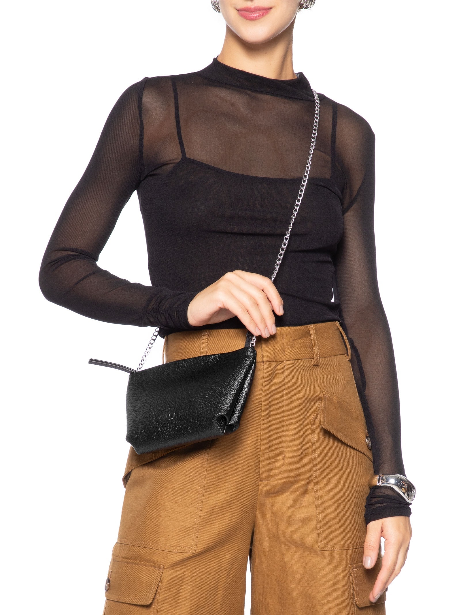 Bolsa Feminina Tiracolo Pequena Preto Arezzo