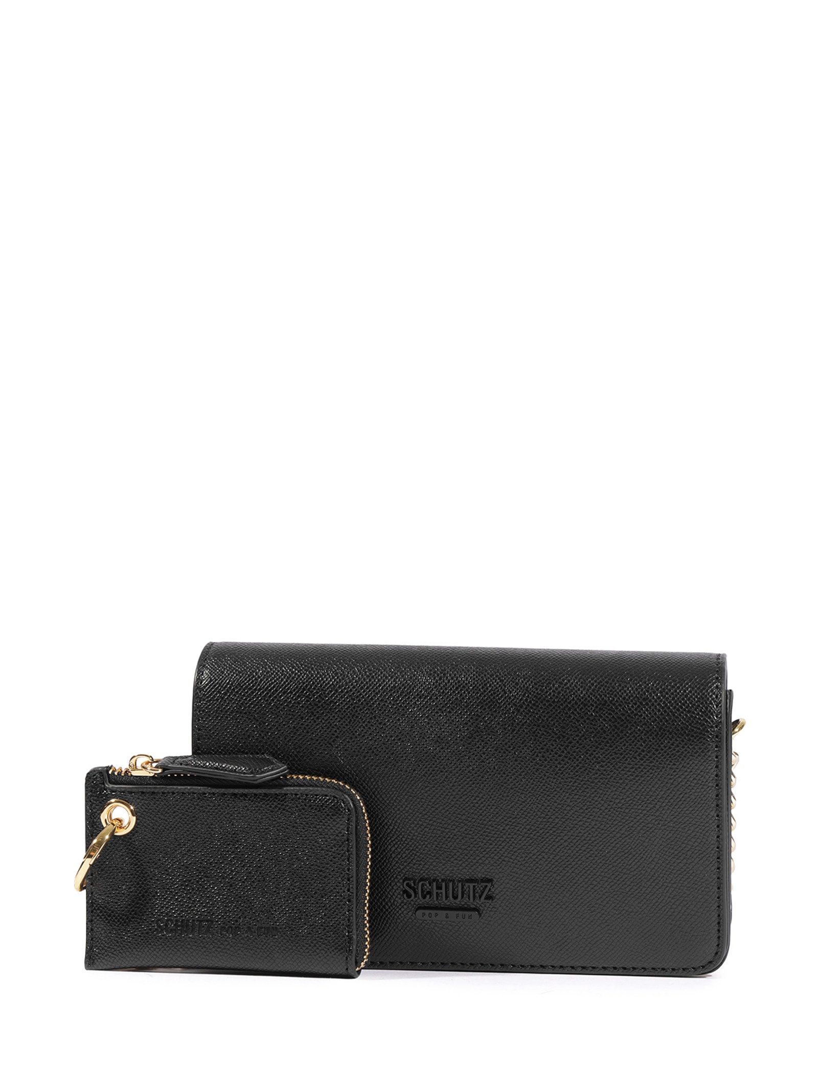 Bolsa Feminina Tiracolo Pequena Preto Schutz