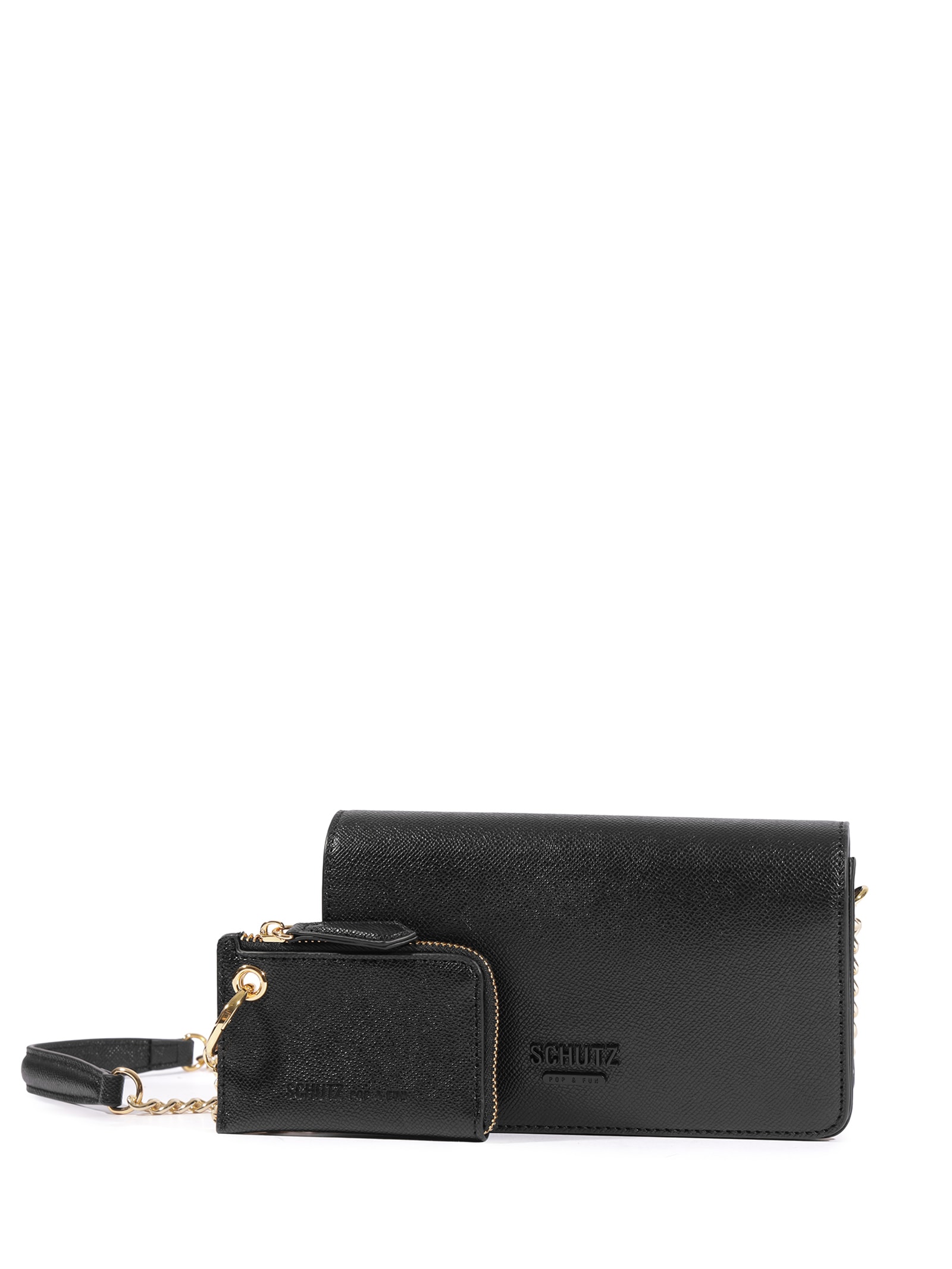 Bolsa Feminina Tiracolo Pequena Preto Schutz