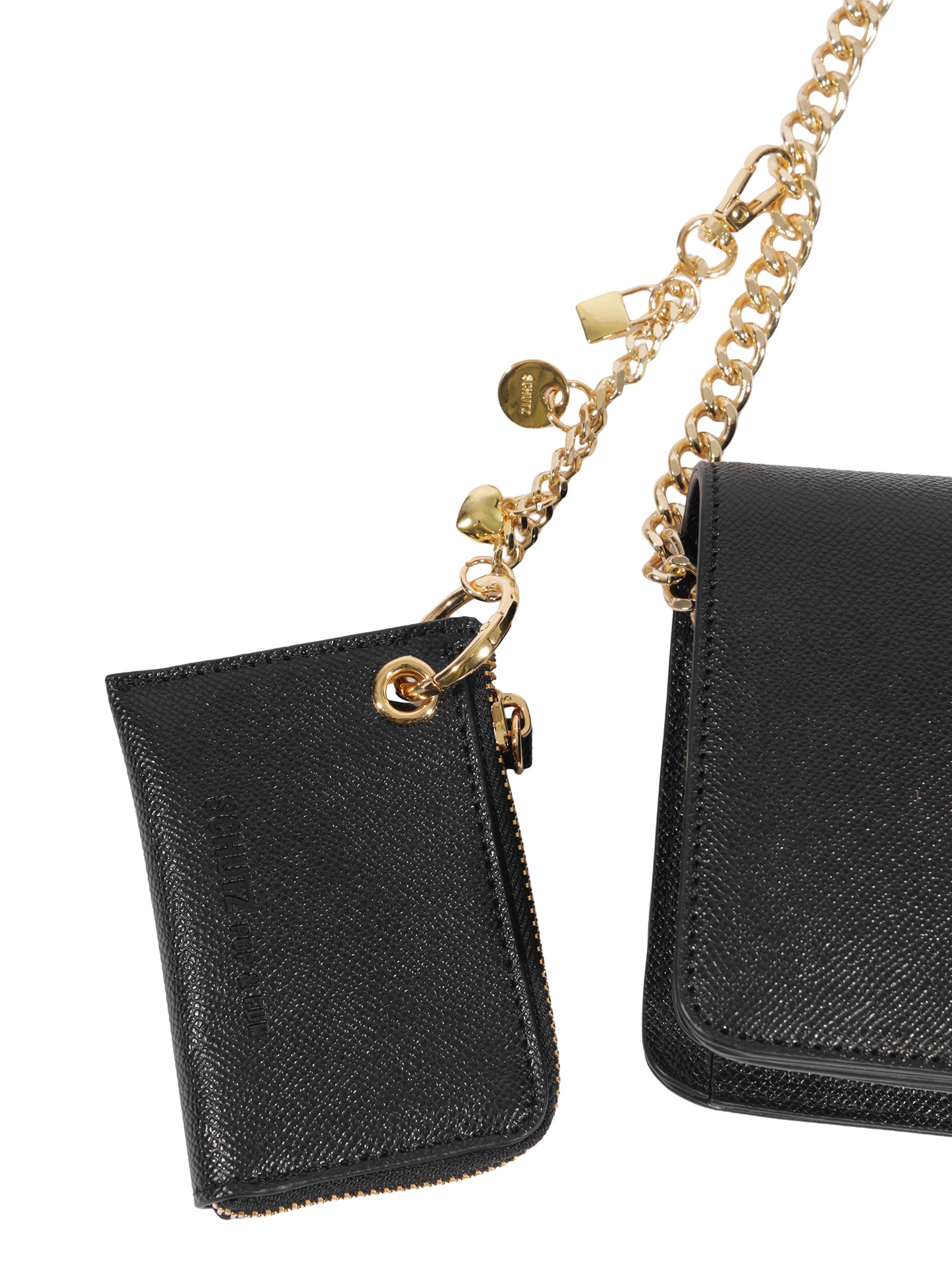 Bolsa Feminina Tiracolo Pequena Preto Schutz