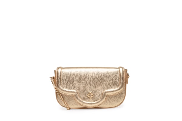 Bolsa Feminina Tiracolo Pequena Relax Bag Metal - Dourado