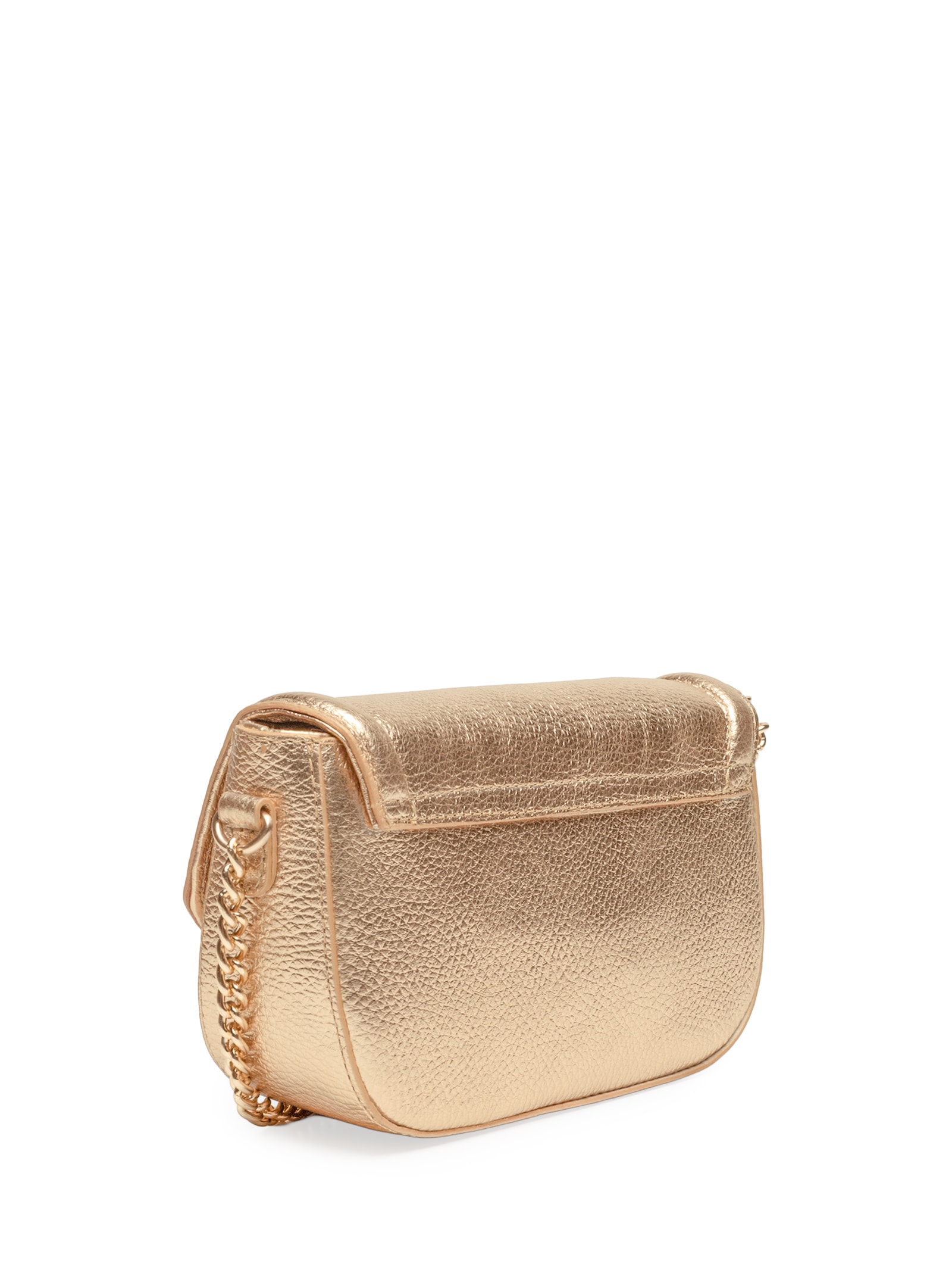 Bolsa Feminina Tiracolo Pequena Relax Bag Metal Dourado Capodarte