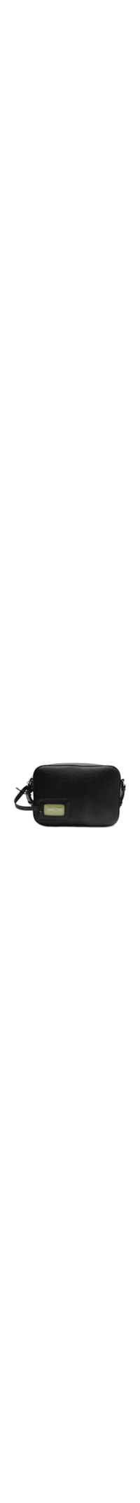 Bolsa Feminina Tiracolo Pequena Tag Verde - Preto