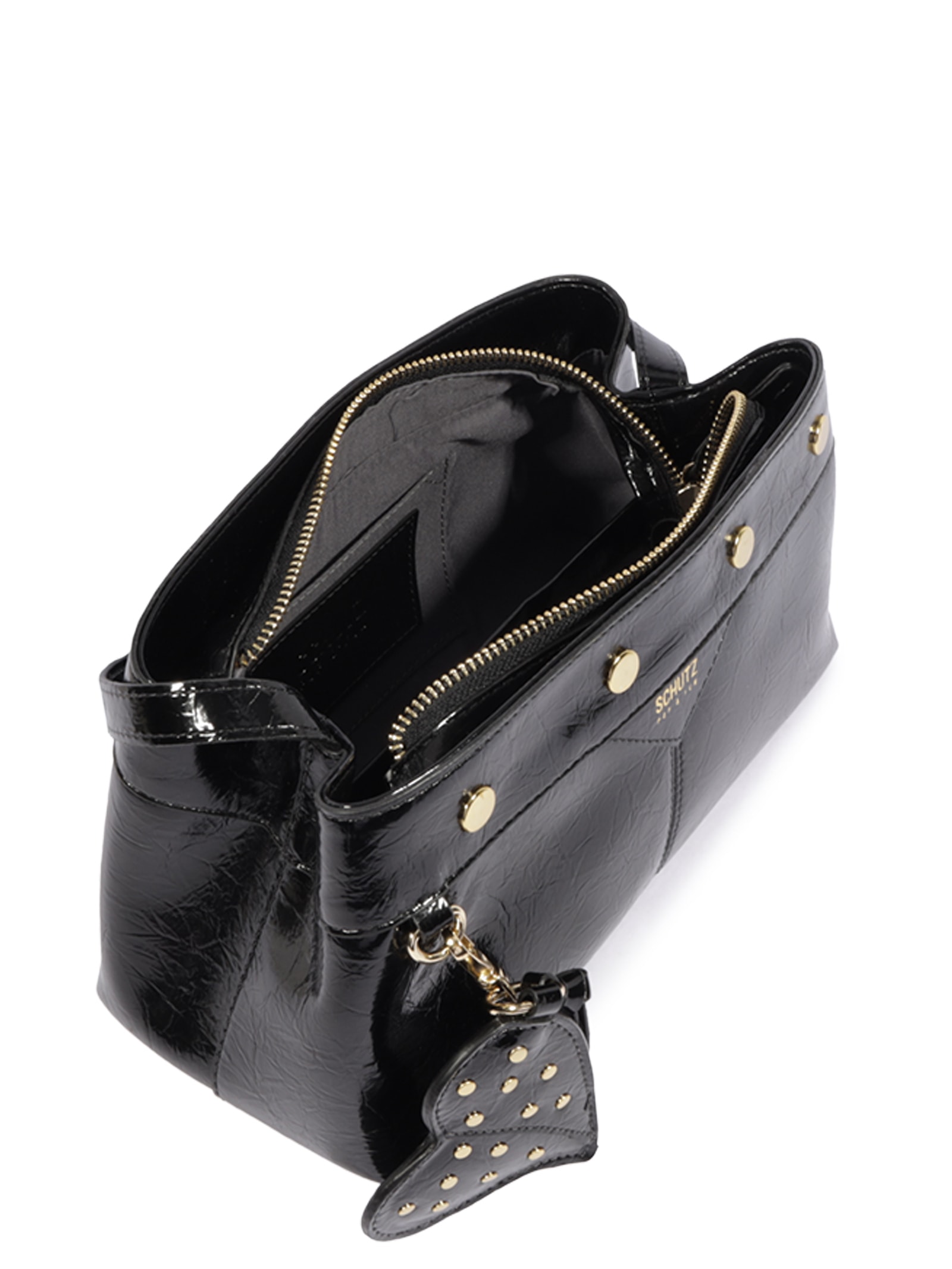 Bolsa Feminina Tiracolo Shoulder Passion Média Preto Schutz