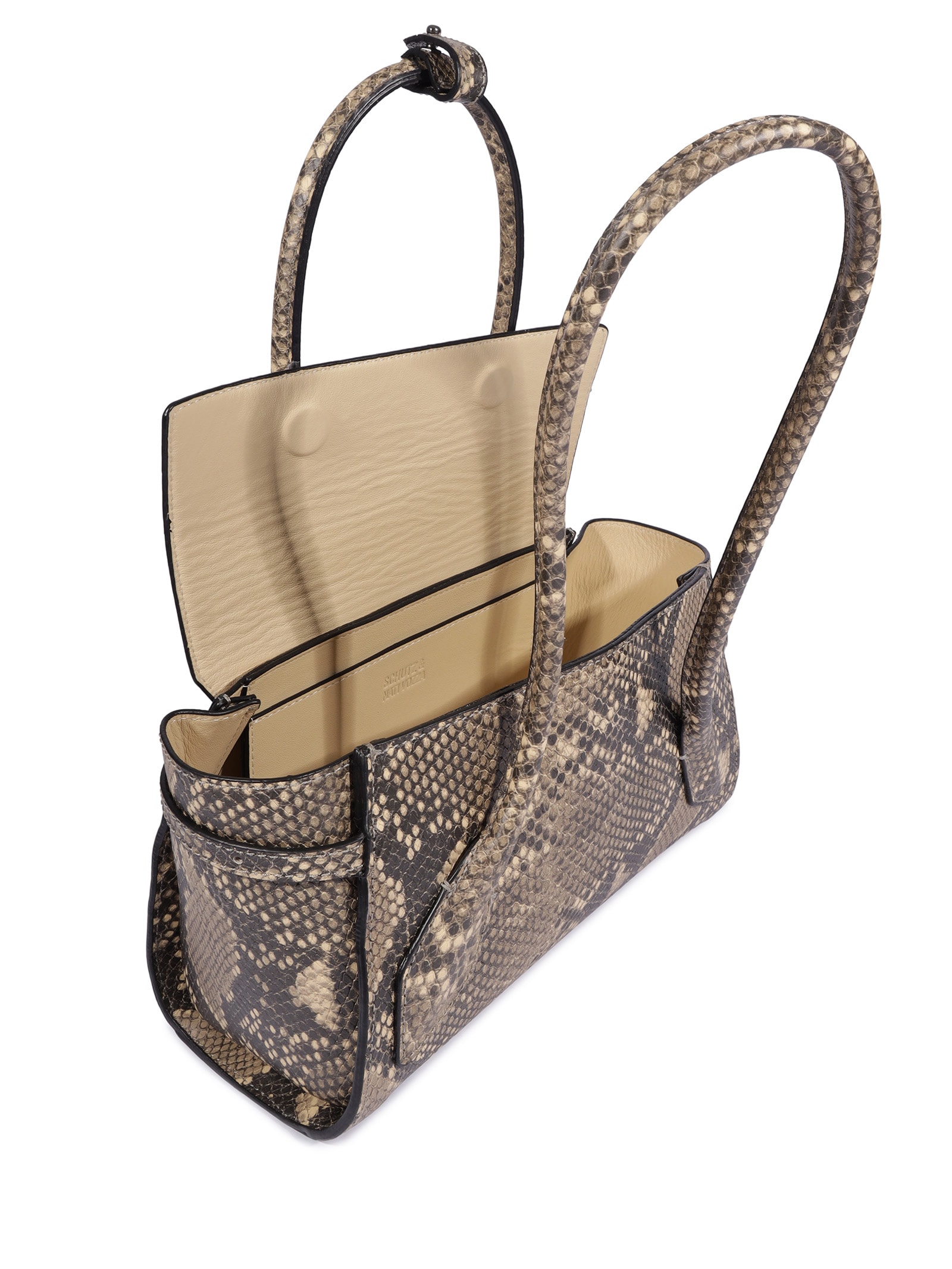 Bolsa Feminina Tiracolo Sofia Média Couro Animal Print Schutz + Nati Vozza