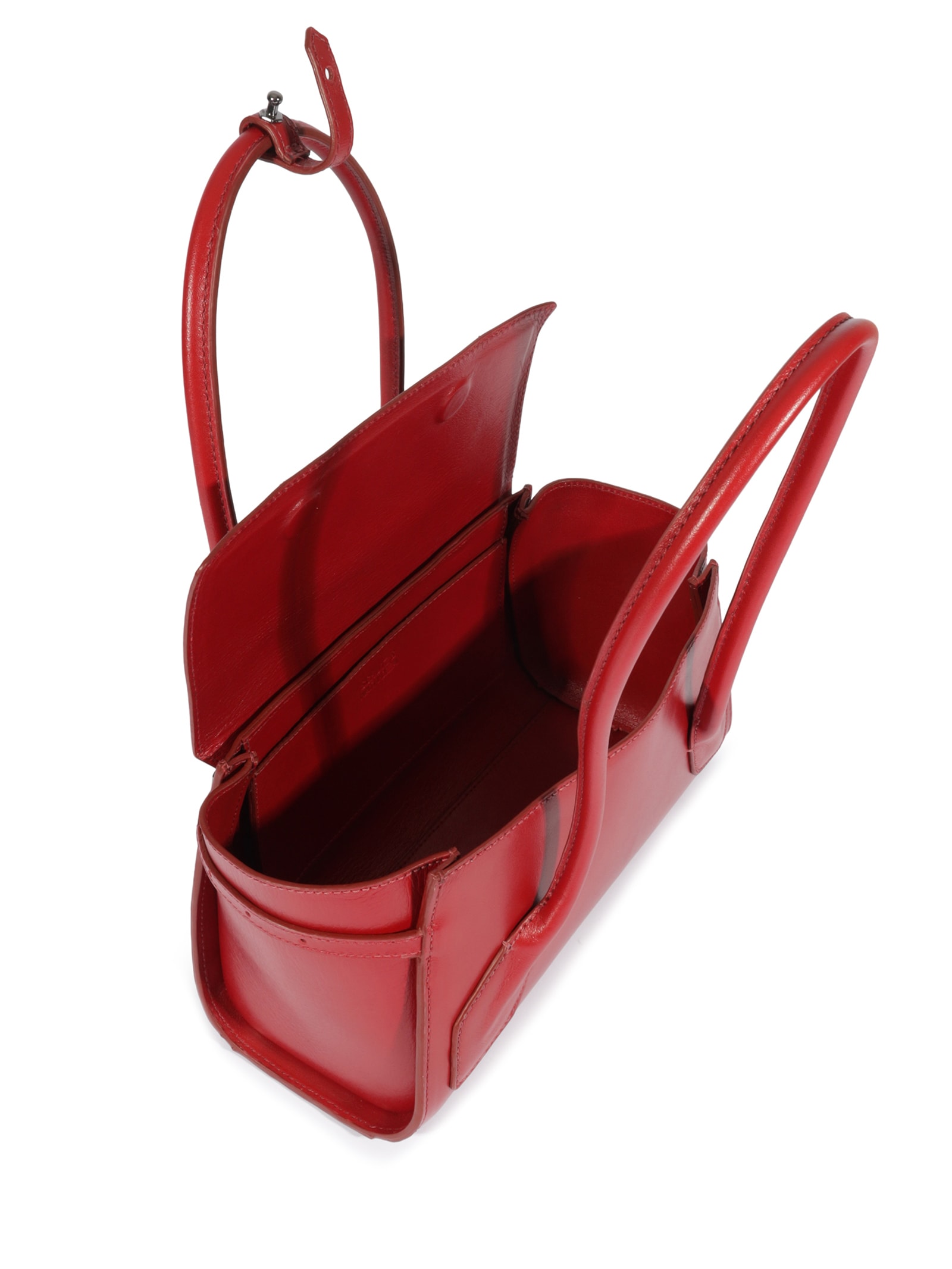 Bolsa Feminina Tiracolo Sofia Média Couro Vermelho Schutz + Nati Vozza