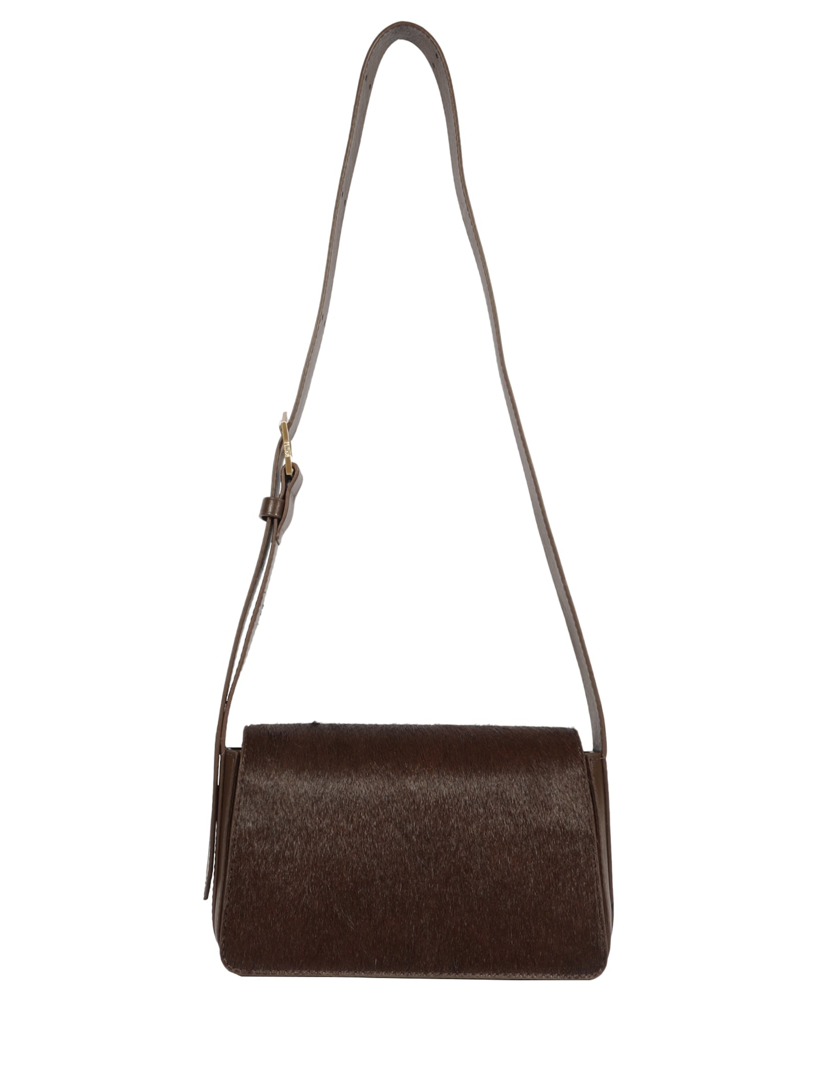 Bolsa Feminina Tiracolo Yuna Couro Marrom Schutz