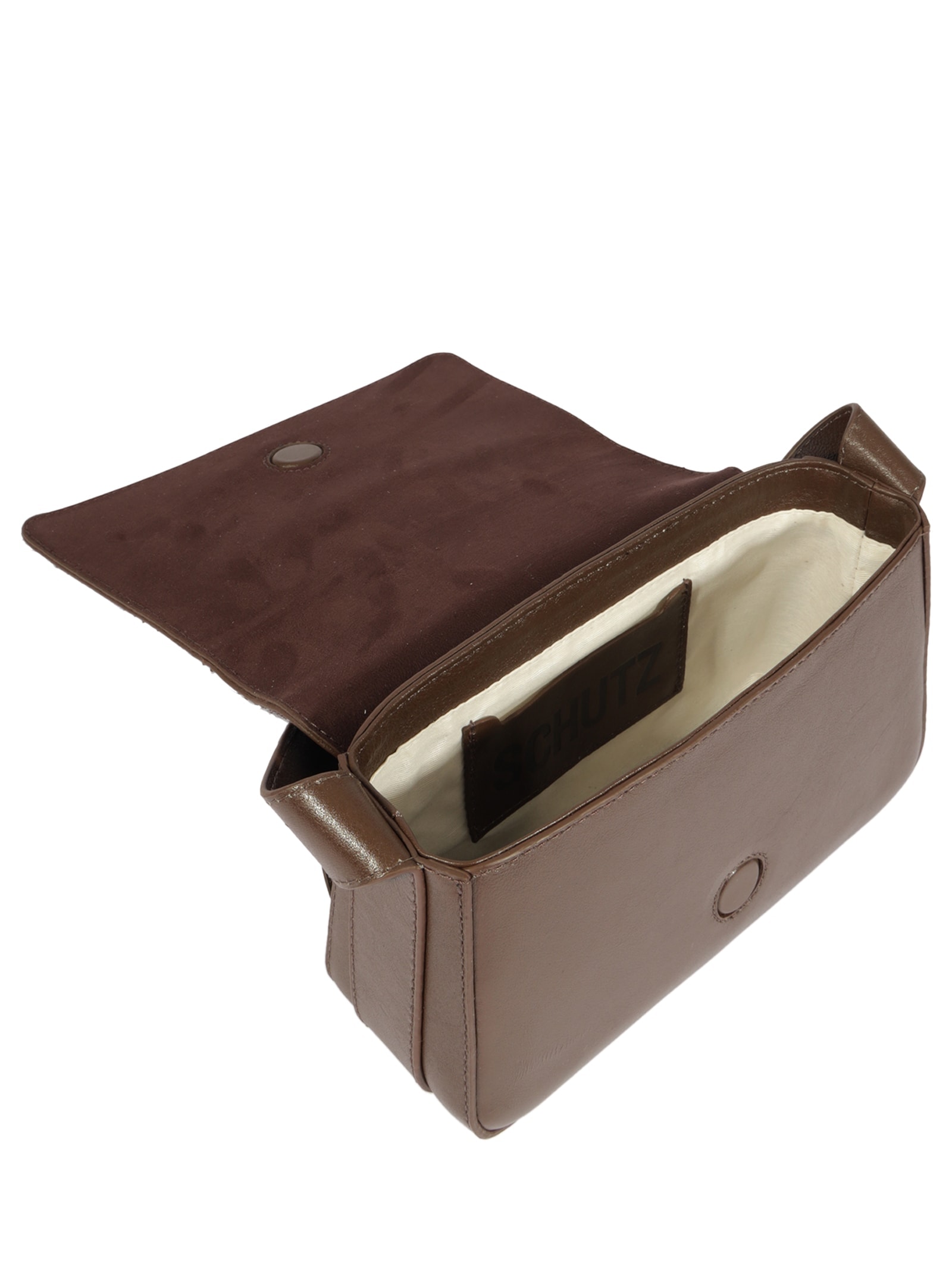 Bolsa Feminina Tiracolo Yuna Couro Marrom Schutz