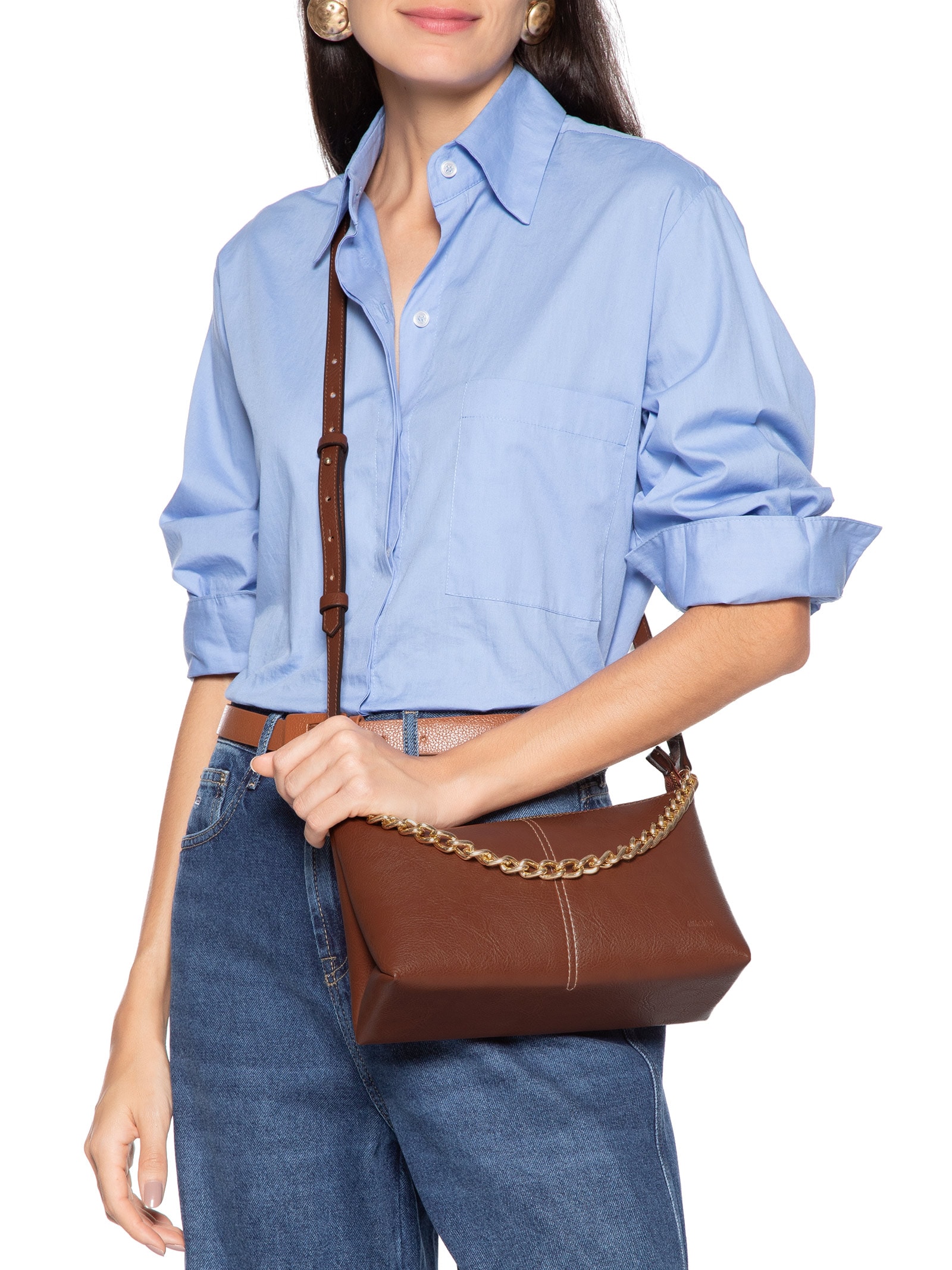 Bolsa Feminina Tiracolo – Marrom Anacapri