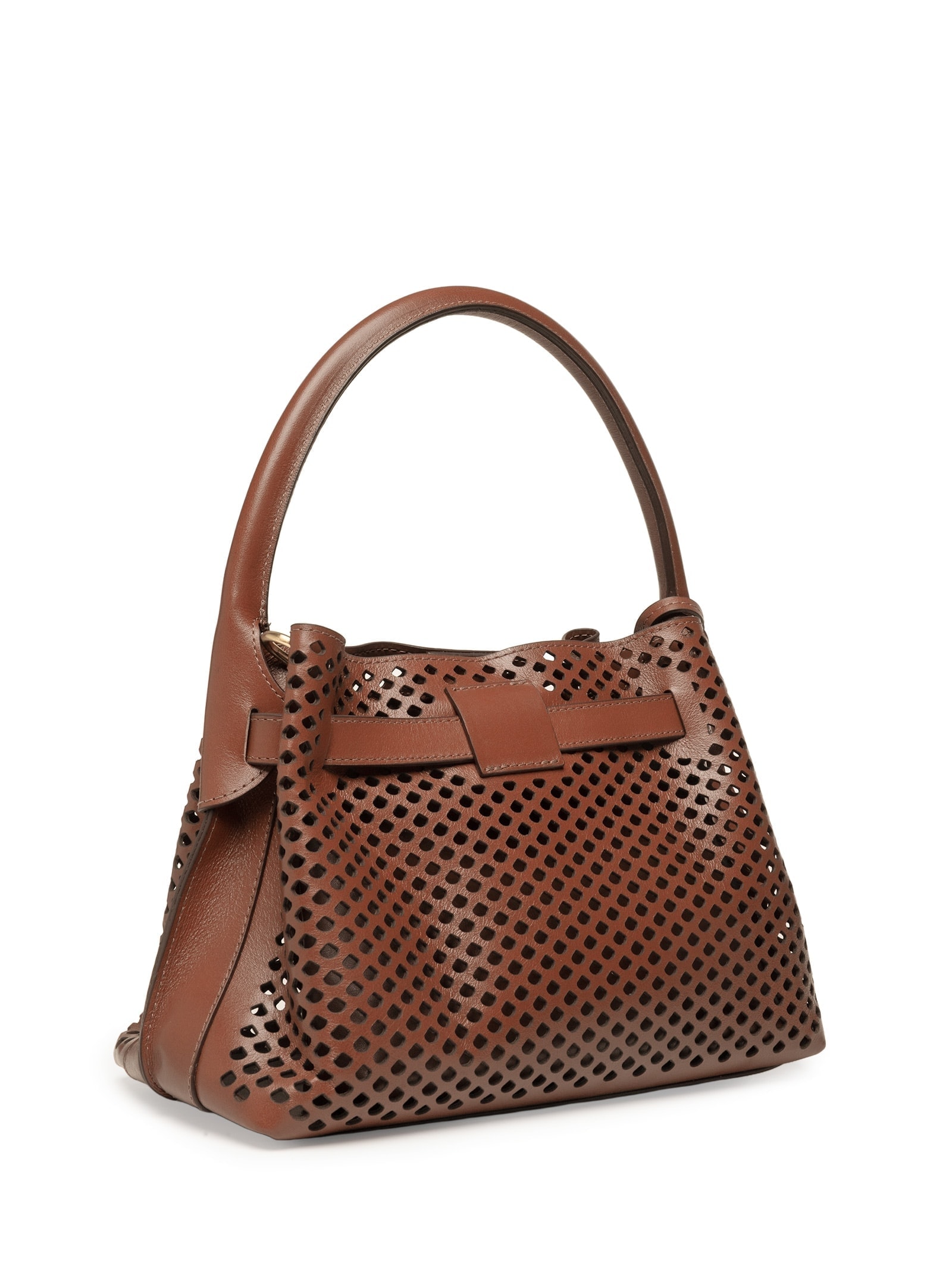 Bolsa Feminina Tote Agnes Média Marrom Vicenza