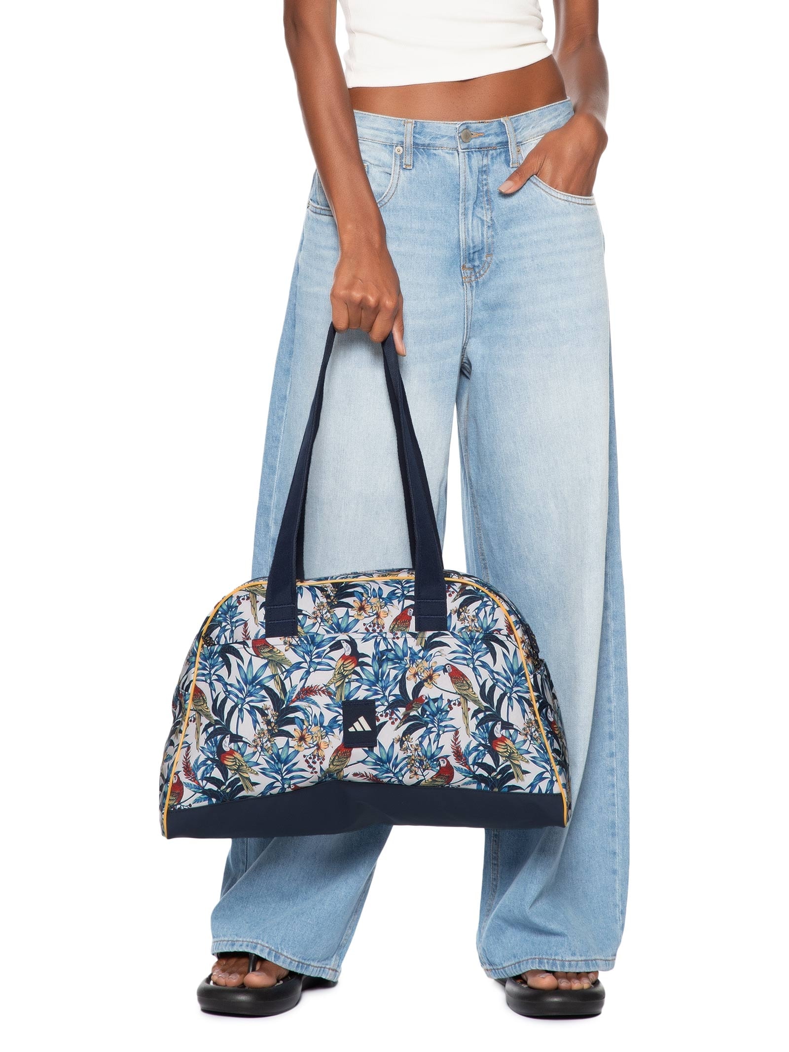 Bolsa Feminina Tote Azul Adidas + Farm