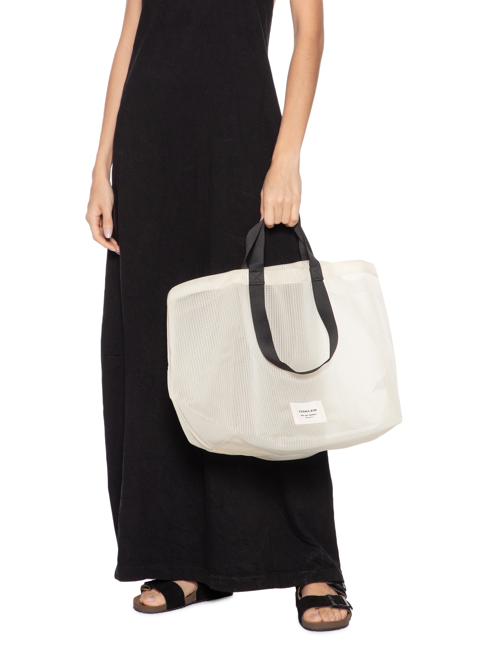 Bolsa Feminina Tote Clear Large Off White Osklen