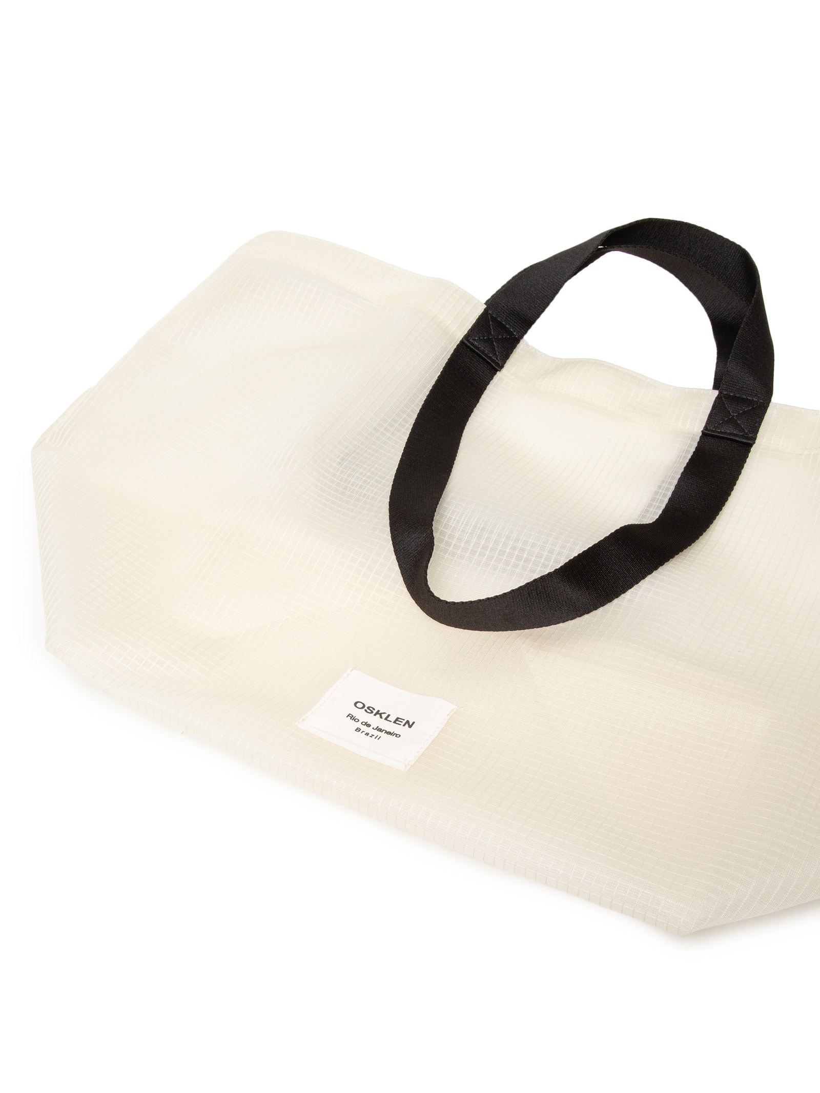 Bolsa Feminina Tote Clear Large Off White Osklen