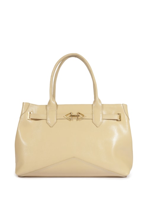 Bolsa Feminina Tote Couro Grande – Branca