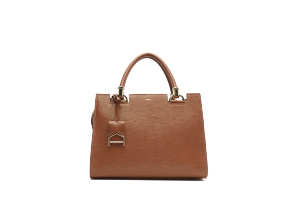 Bolsa Feminina Tote Couro Grande - Marrom
