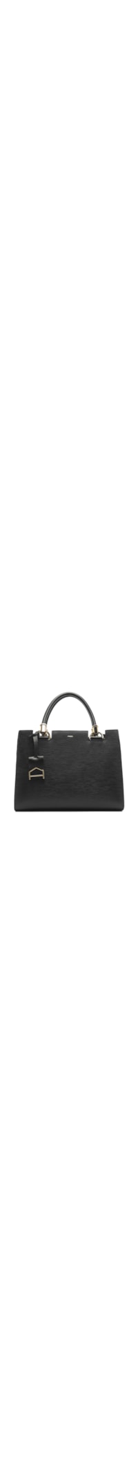 Bolsa Feminina Tote Couro Grande - Preto