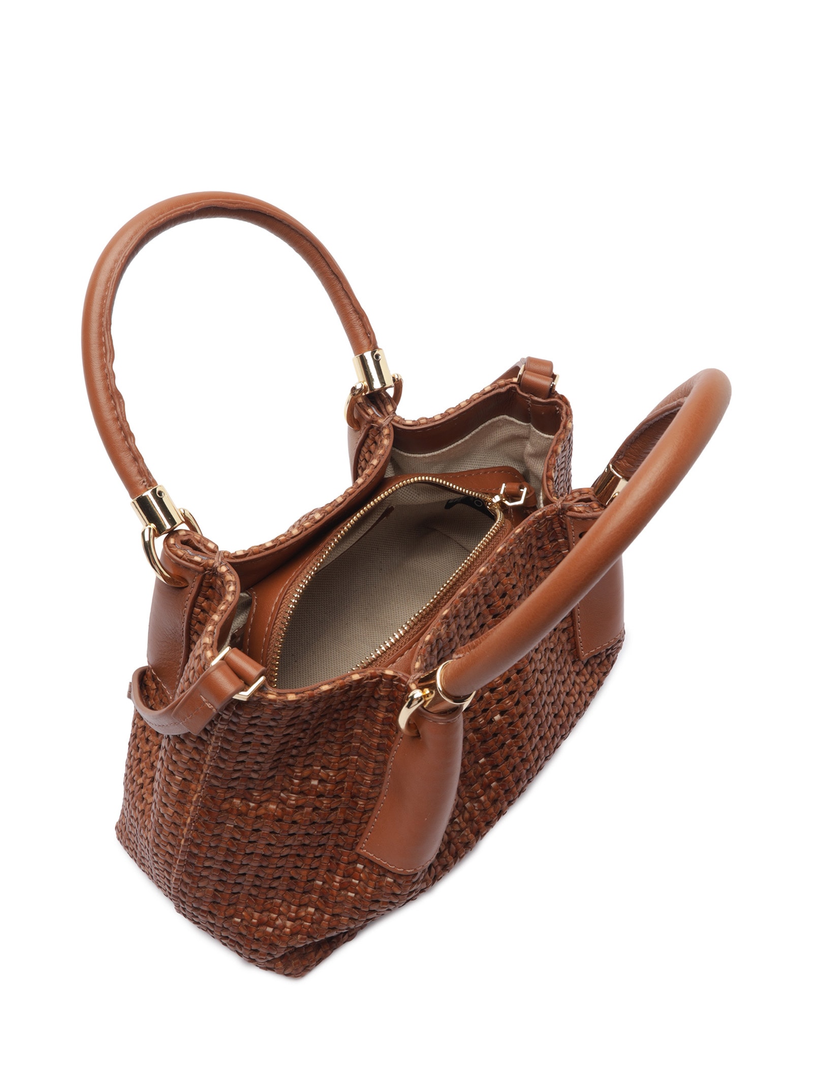 Bolsa Feminina Tote Couro Média Marrom Arezzo