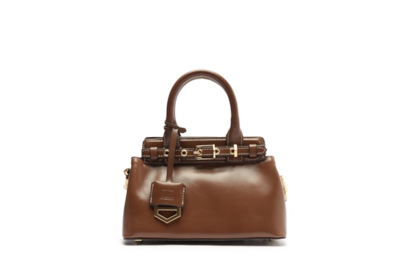 Bolsa Feminina Tote Couro Pequena - Marrom