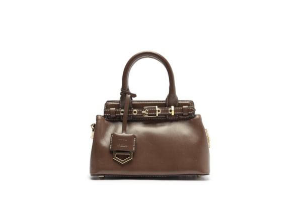 Bolsa Feminina Tote Couro Pequena - Marrom