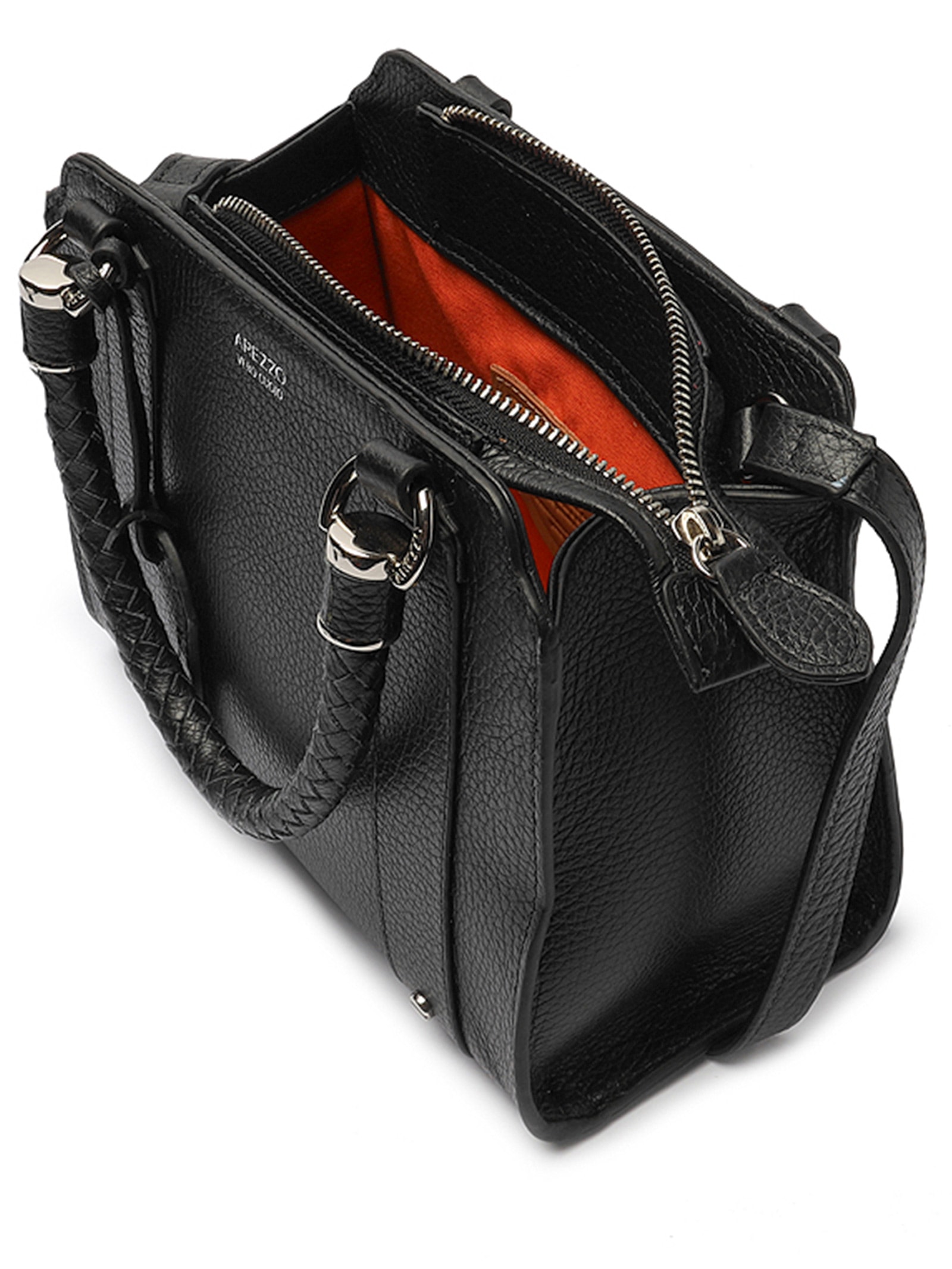 Bolsa Feminina Tote Couro Piazza Média Preto Arezzo