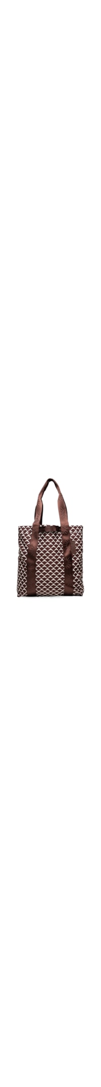 Bolsa Feminina Tote Estampa Asa Delta - Marrom