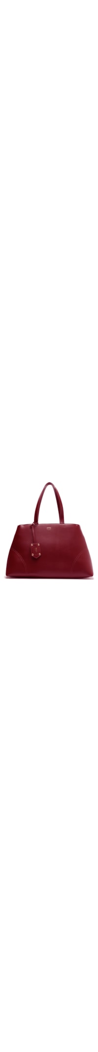 Bolsa Feminina Tote Grande Costuras Bag Charm - Vinho
