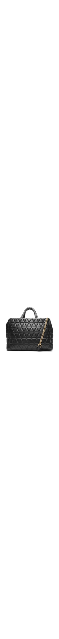 Bolsa Feminina Tote Grande New 944 Couro Matelassê - Preto