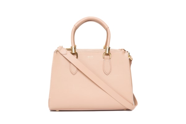 Bolsa Feminina Tote Grande New Lorena Couro Amendoa - Bege