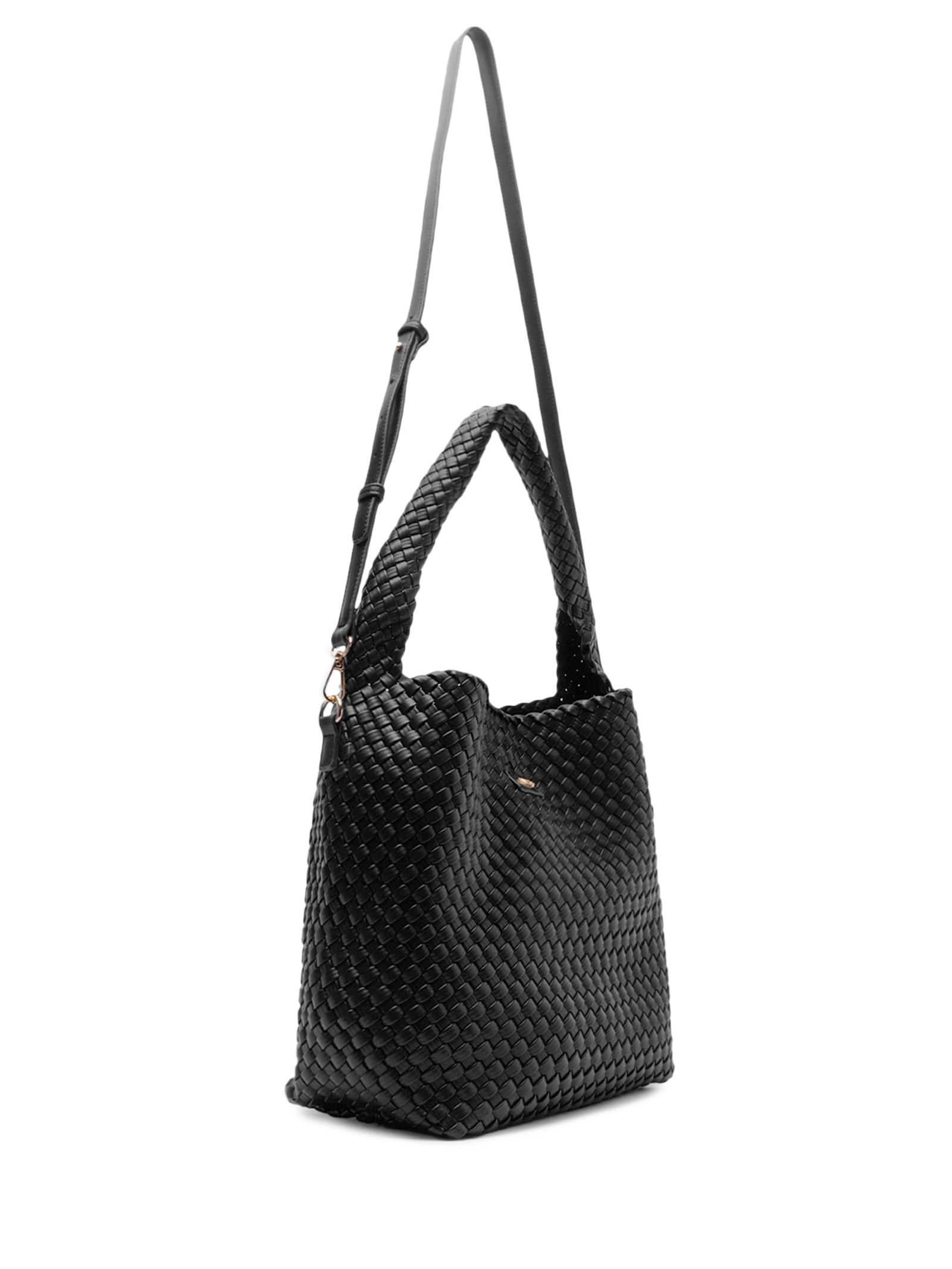 Bolsa Feminina Tote Grande Tramada Preto Arezzo