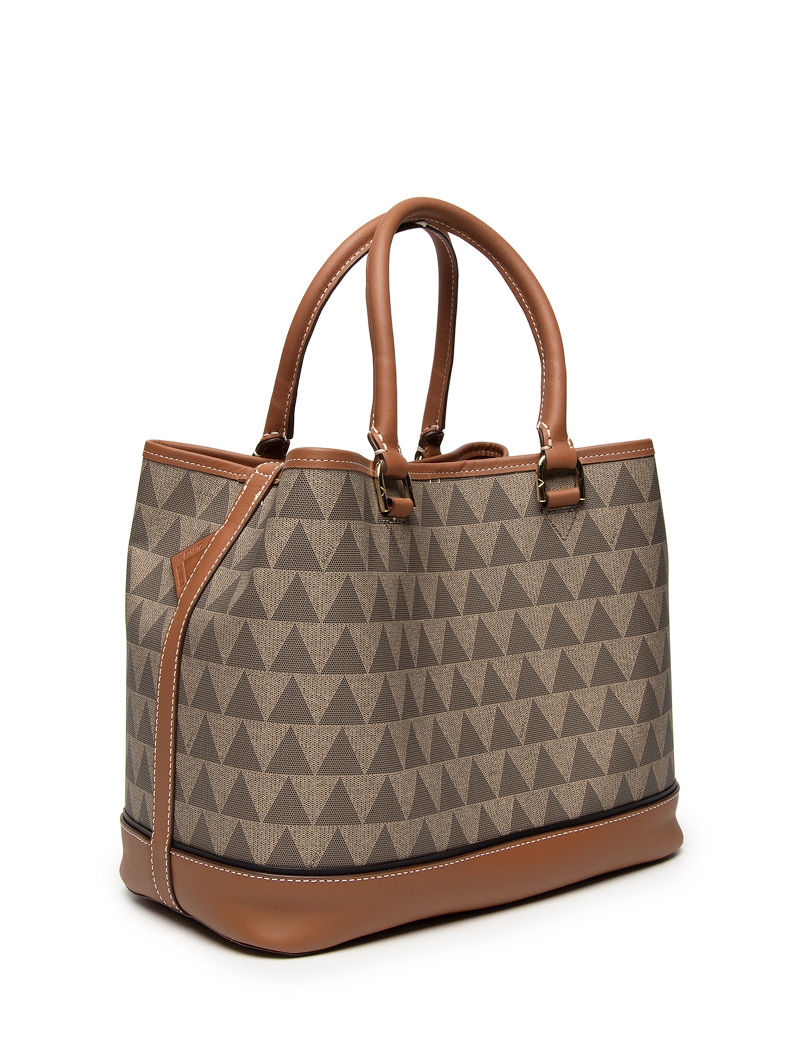 Bolsa Feminina Tote Grande Triangle Cinza Schutz
