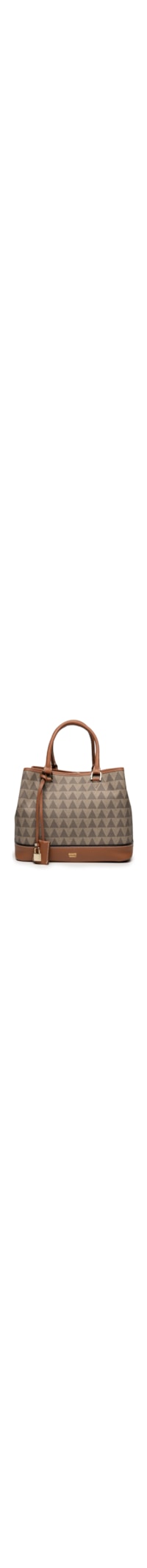 Bolsa Feminina Tote Grande Triangle - Cinza