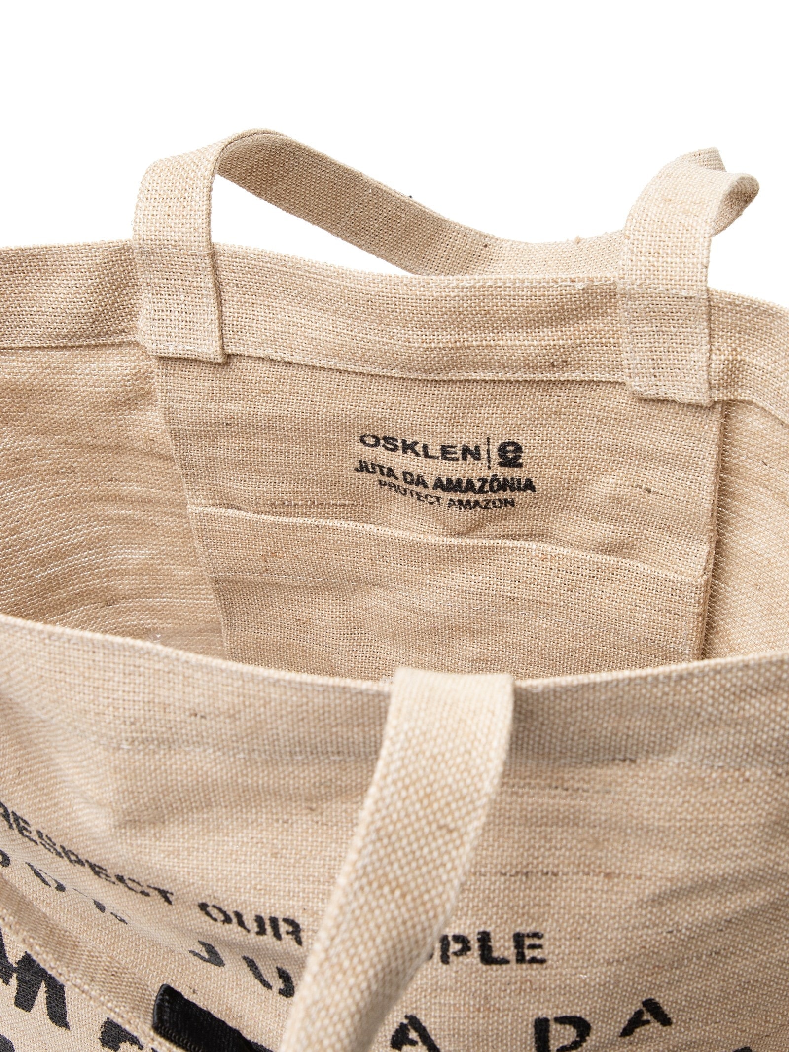 Bolsa Feminina Tote Juta Eco Made In Brazil Bege Osklen